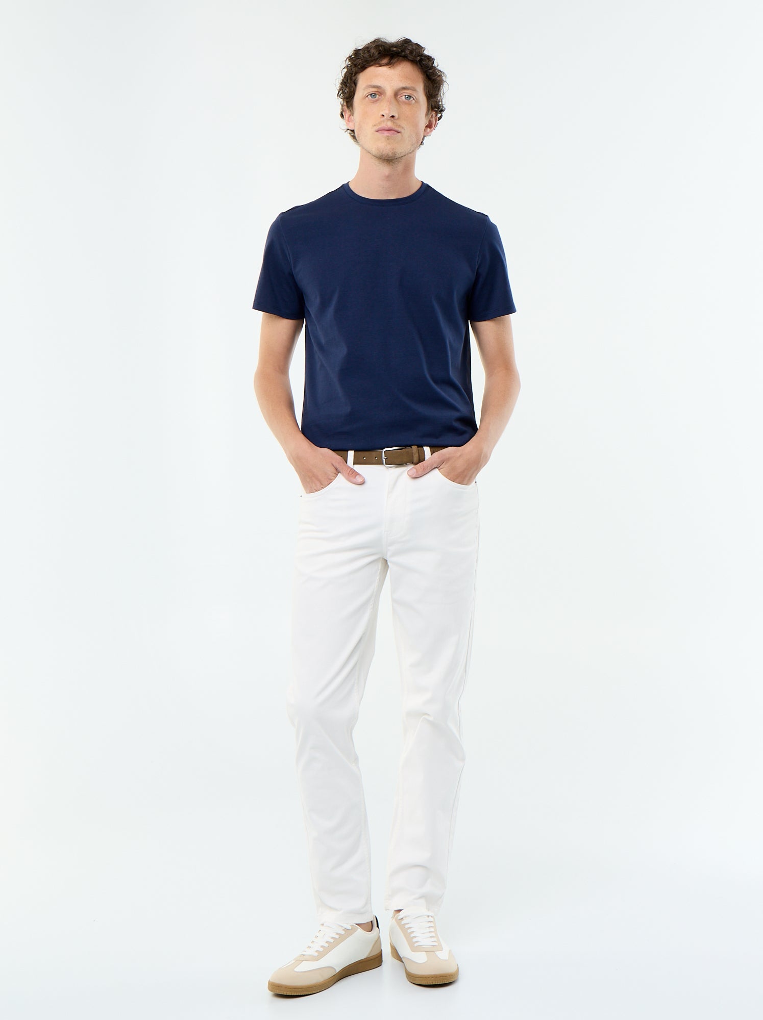 Chino slim 5 poches - L32 - Beige
