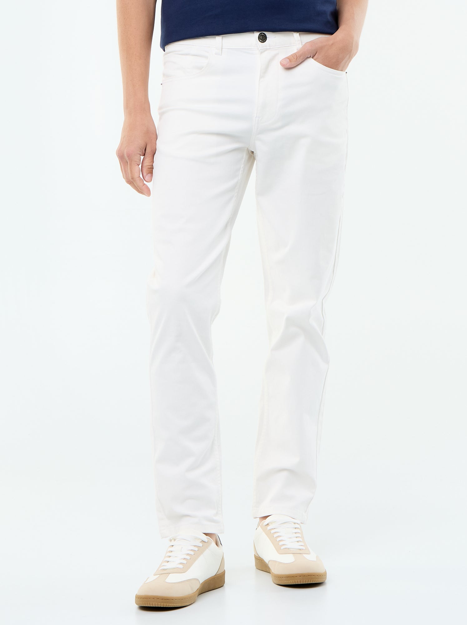 Chino slim 5 poches - L32 - Beige