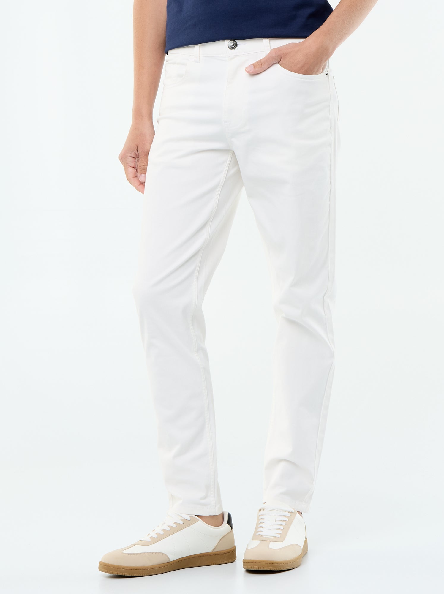 Chino slim 5 poches - L32 - Beige