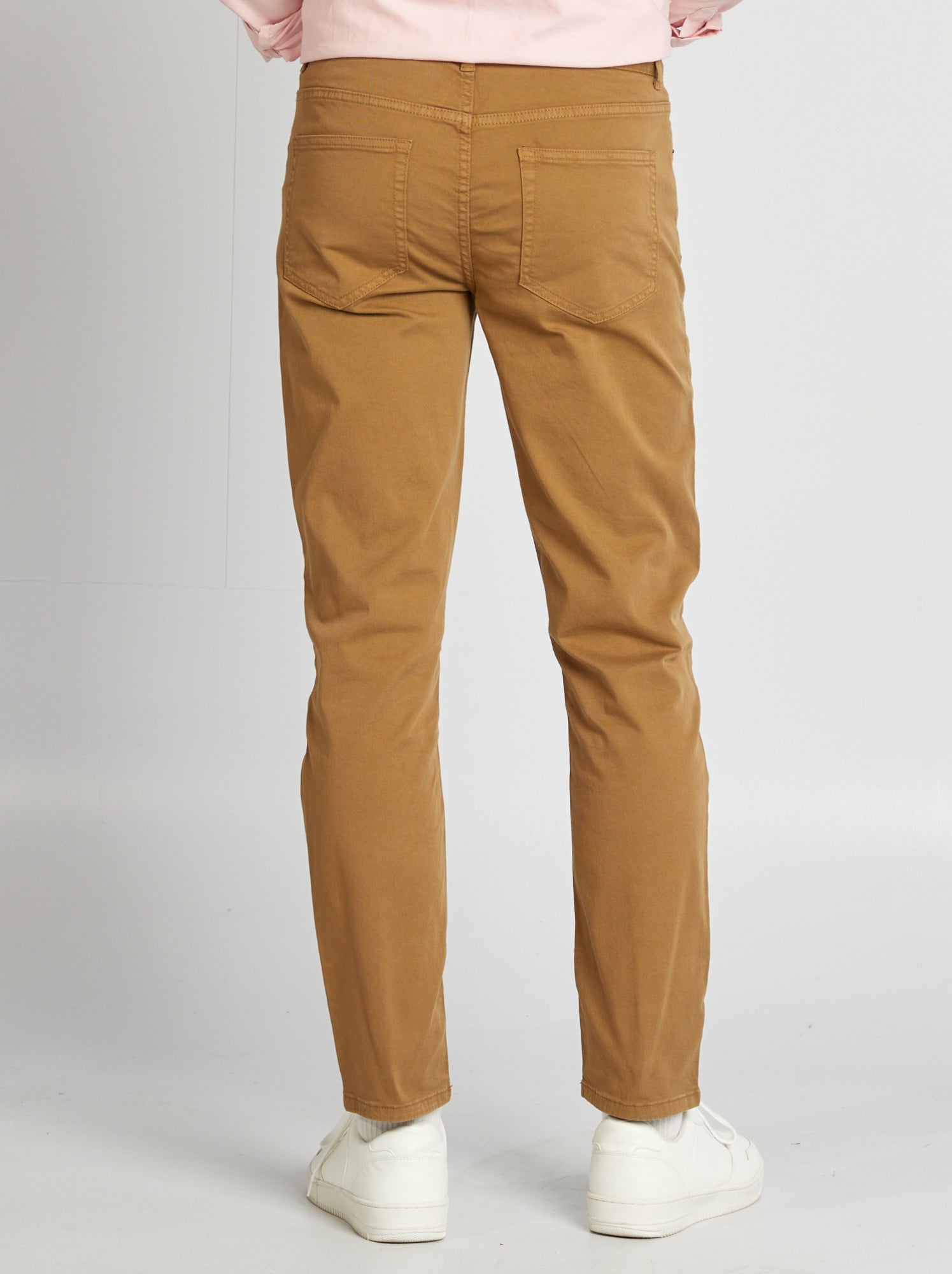 Chino slim 5 poches - L32 - Marron