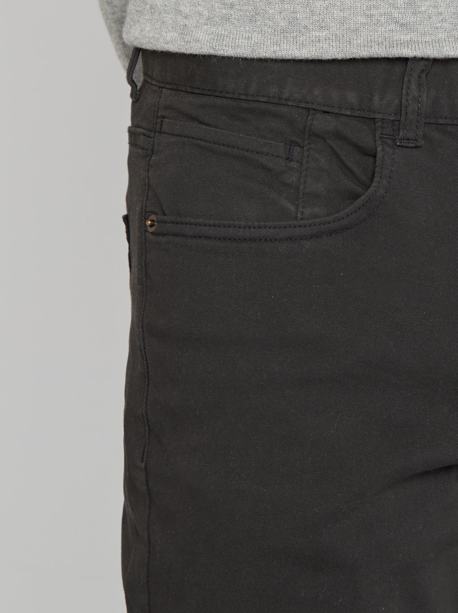 Chino slim 5 poches - L32 - noir