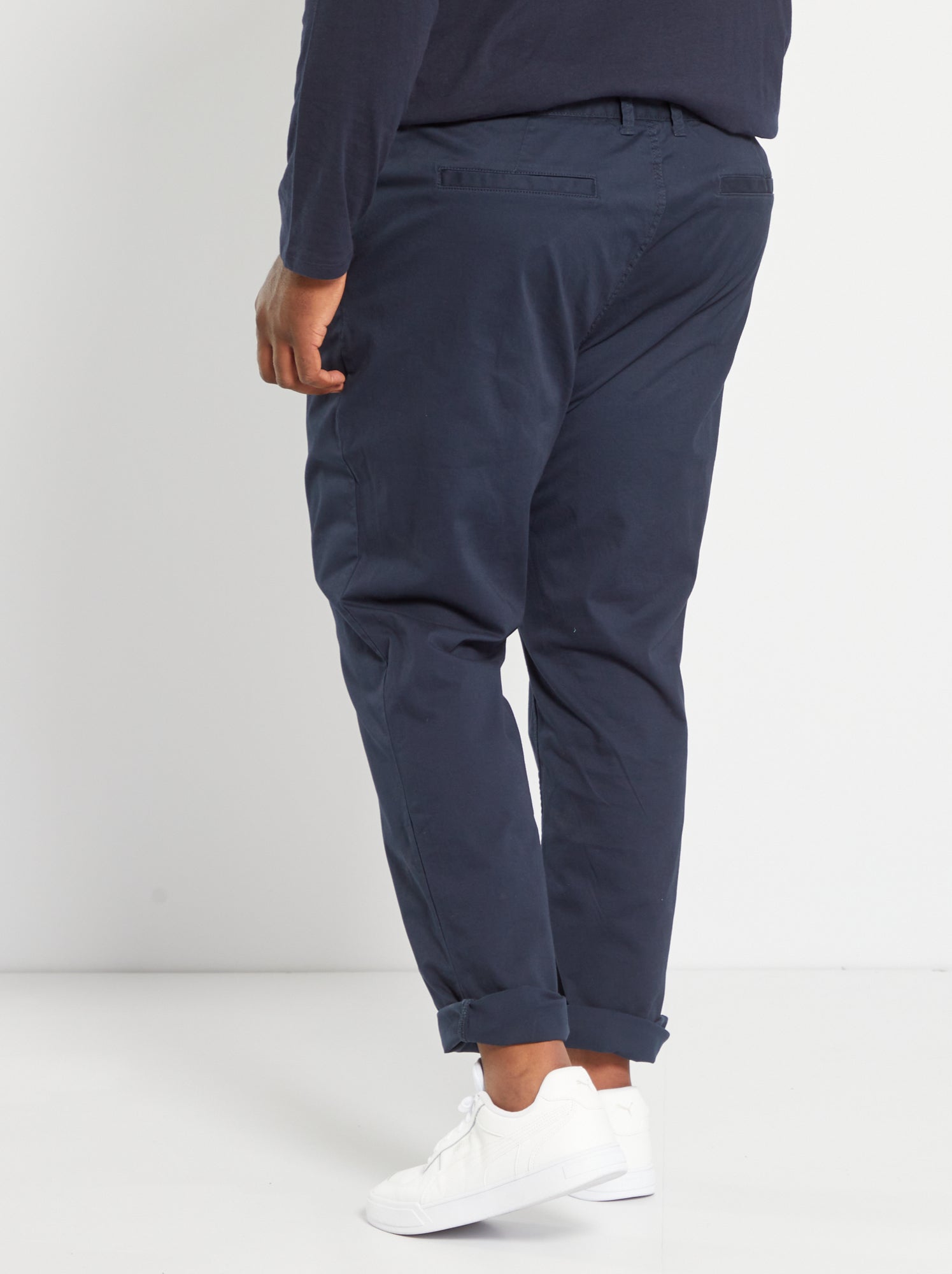 Chino slim - L32 - bleu marine