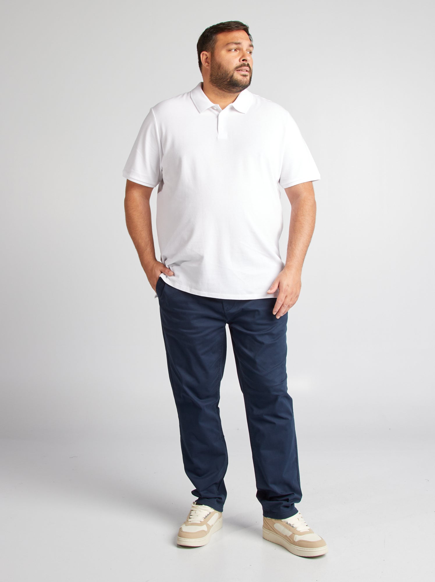 Chino slim - L34 - Bleu marine
