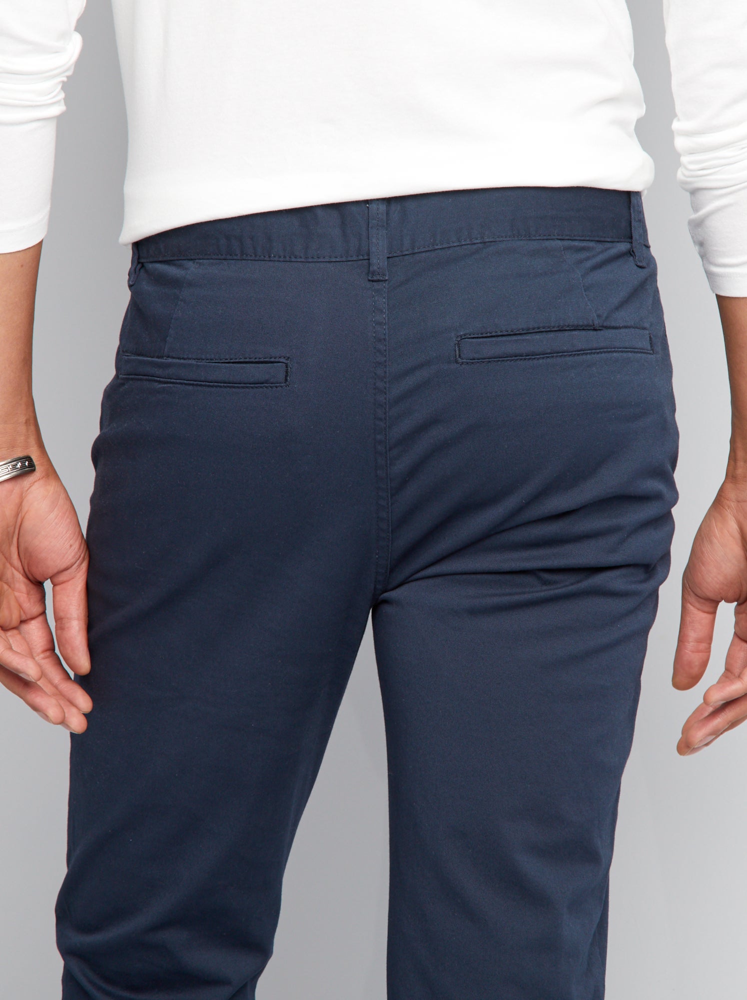 Chino slim - L34 - bleu marine