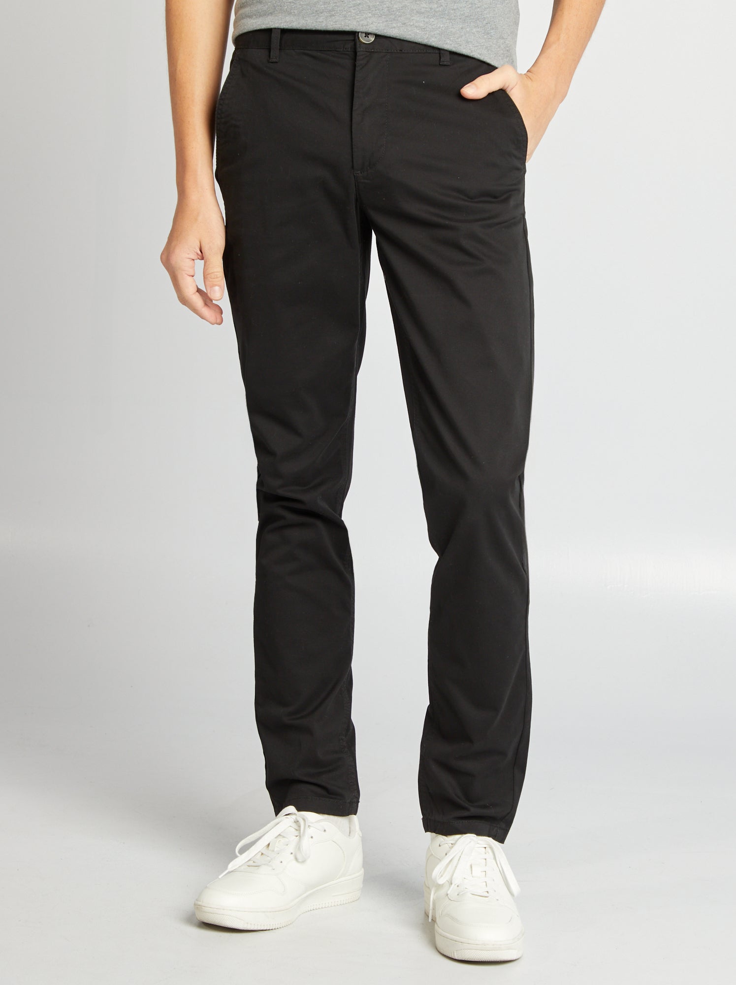 Chino slim - L34 - noir