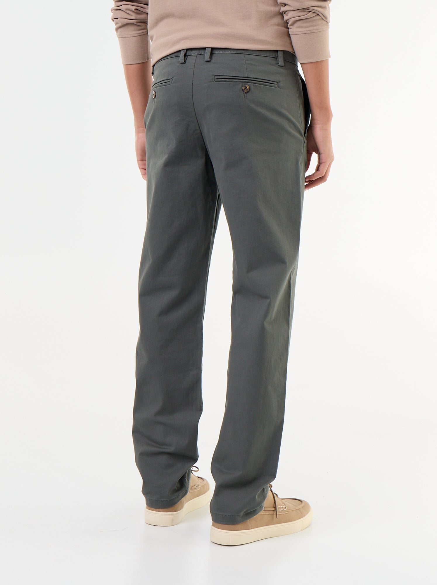 Chino uni taille standard - Vert
