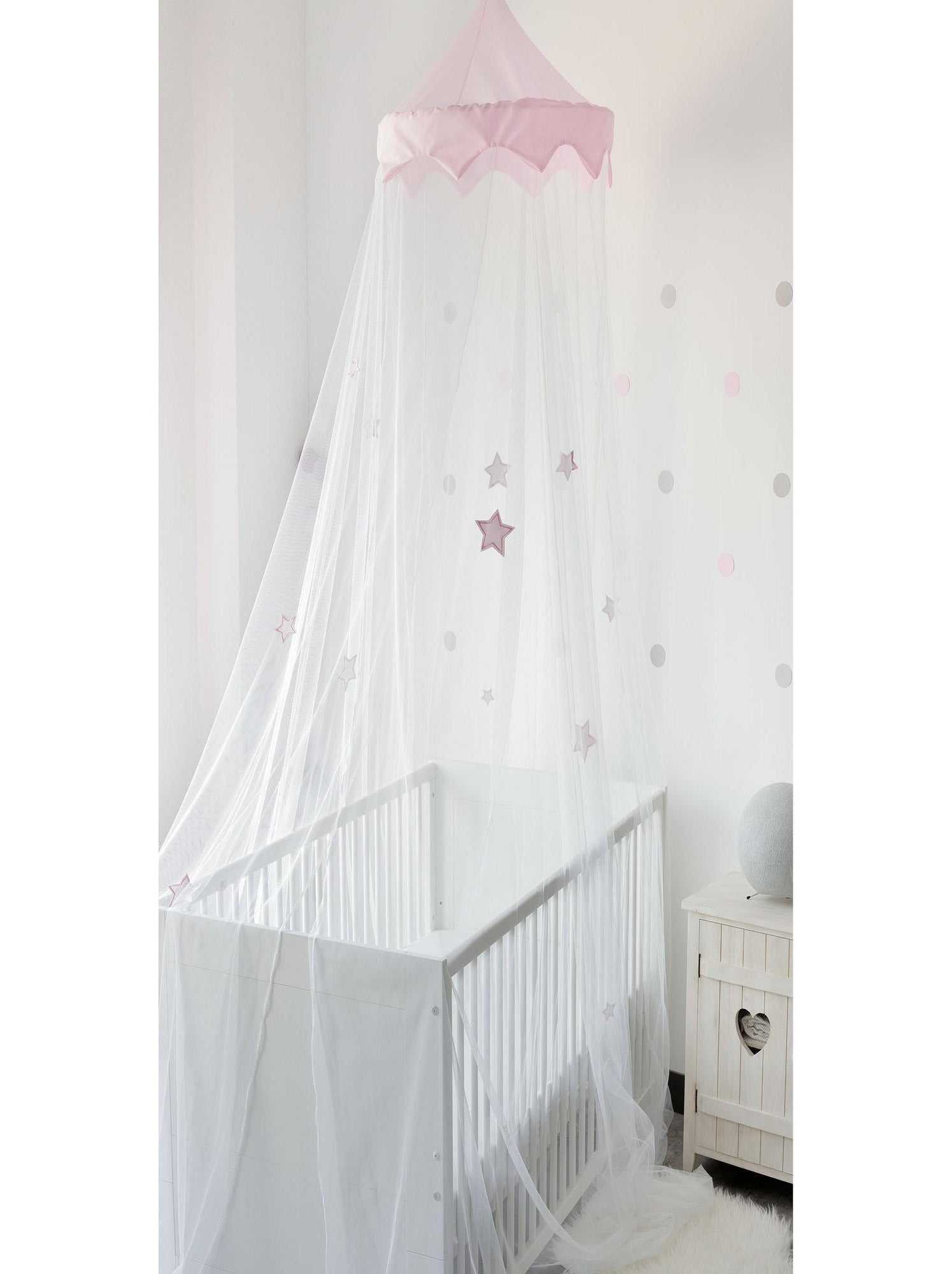 Ciel de lit moustiquaire - Rose