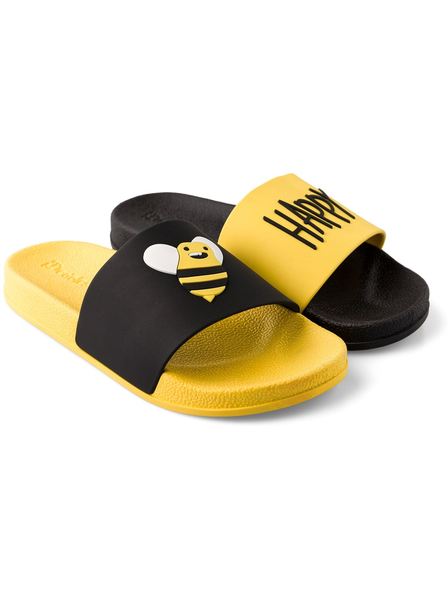 Claquettes Enfants Bee Happy - Jaune