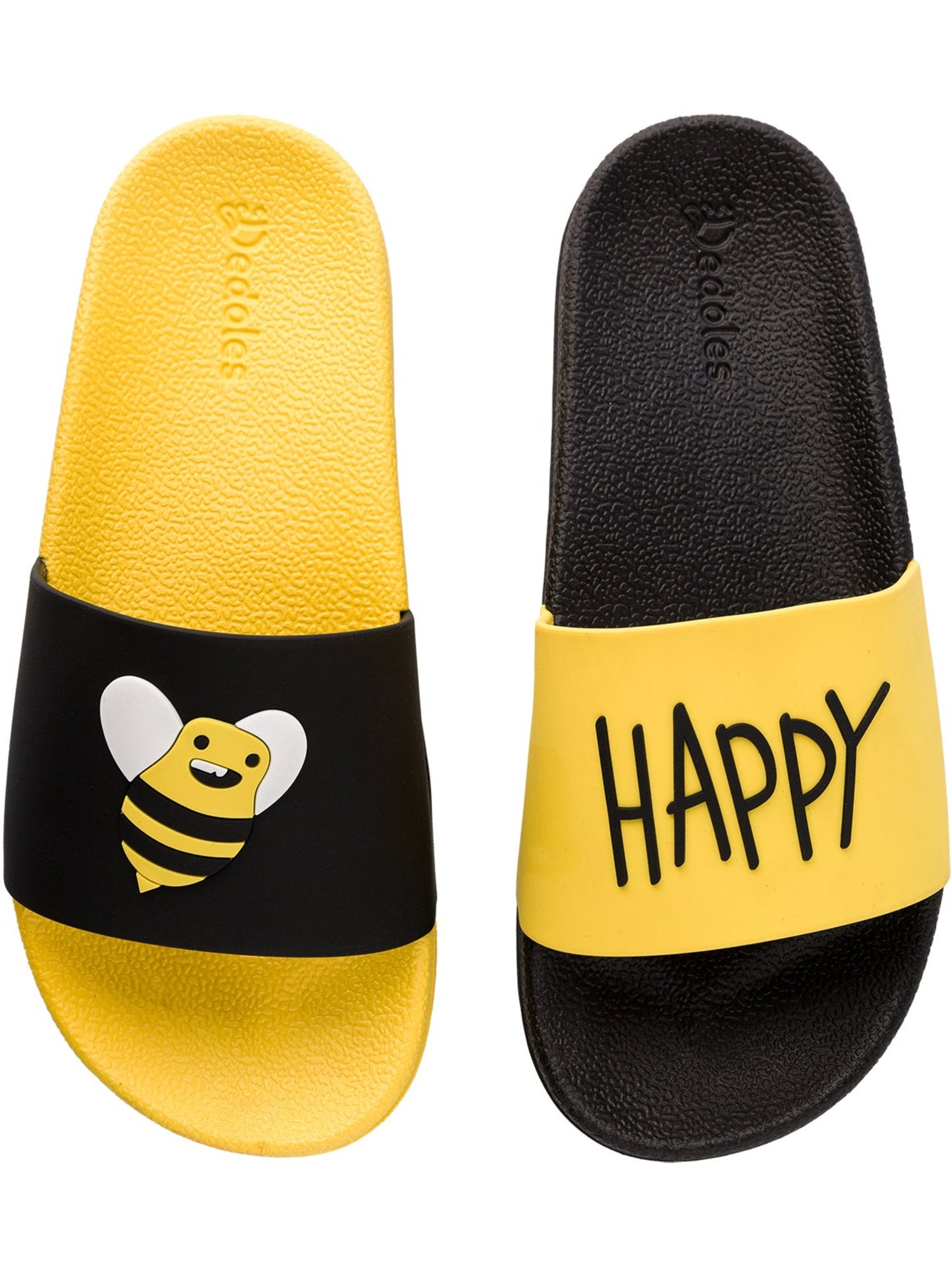 Claquettes Enfants Bee Happy - Jaune