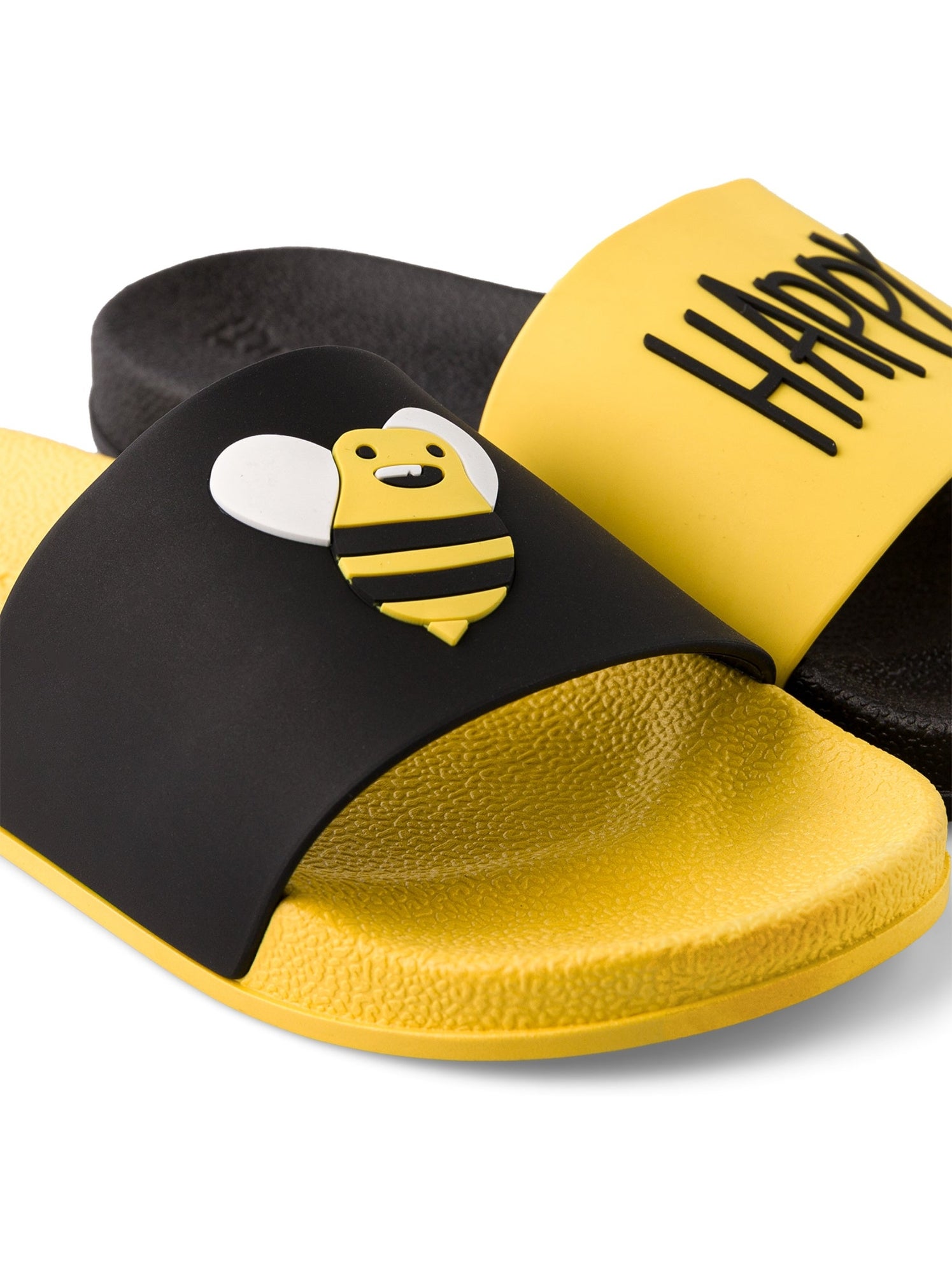 Claquettes Enfants Bee Happy - Jaune