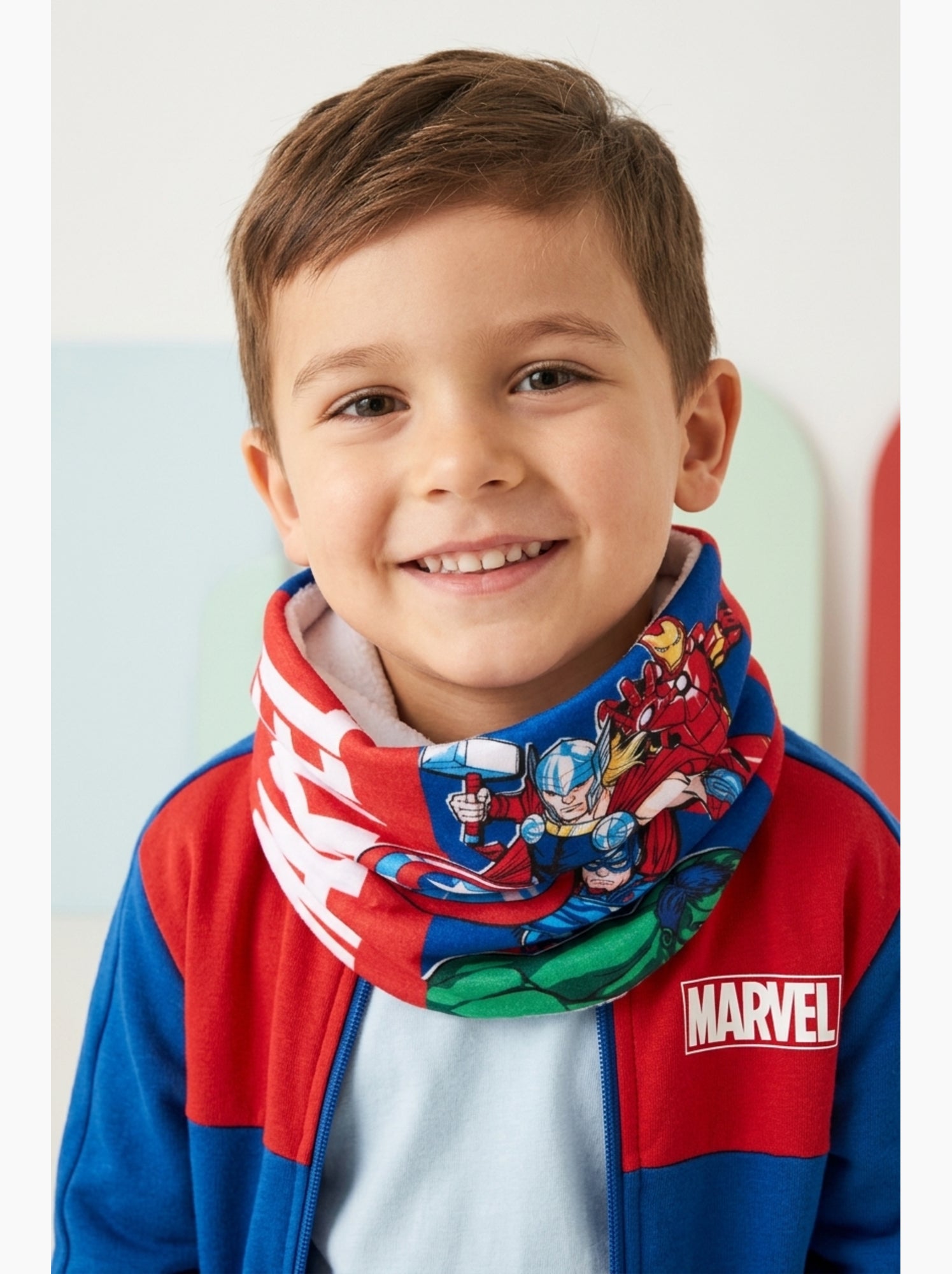 Col   garçon avengers - licence officielle - Rouge
