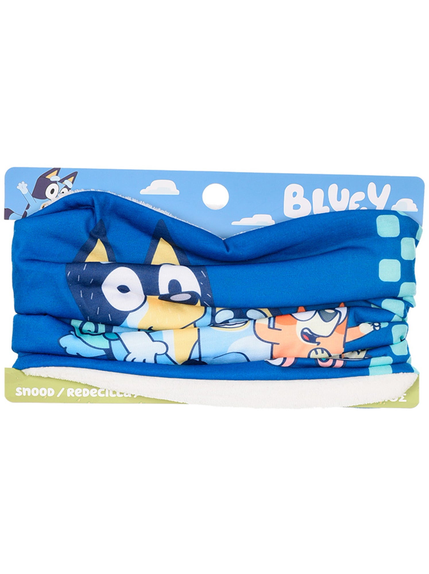 Col   garçon bluey - licence officielle - Bleu