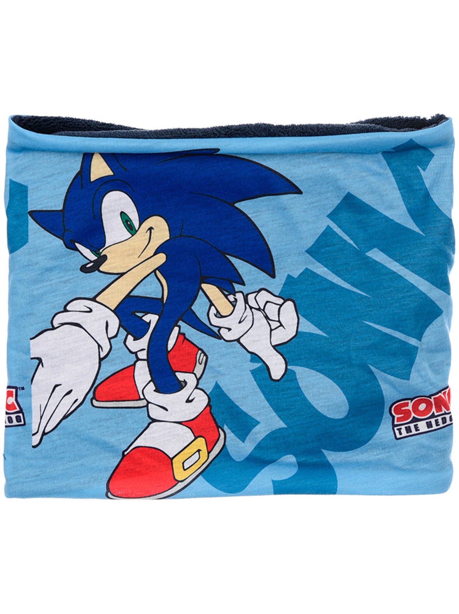Col   garçon sonic - licence officielle - Bleu