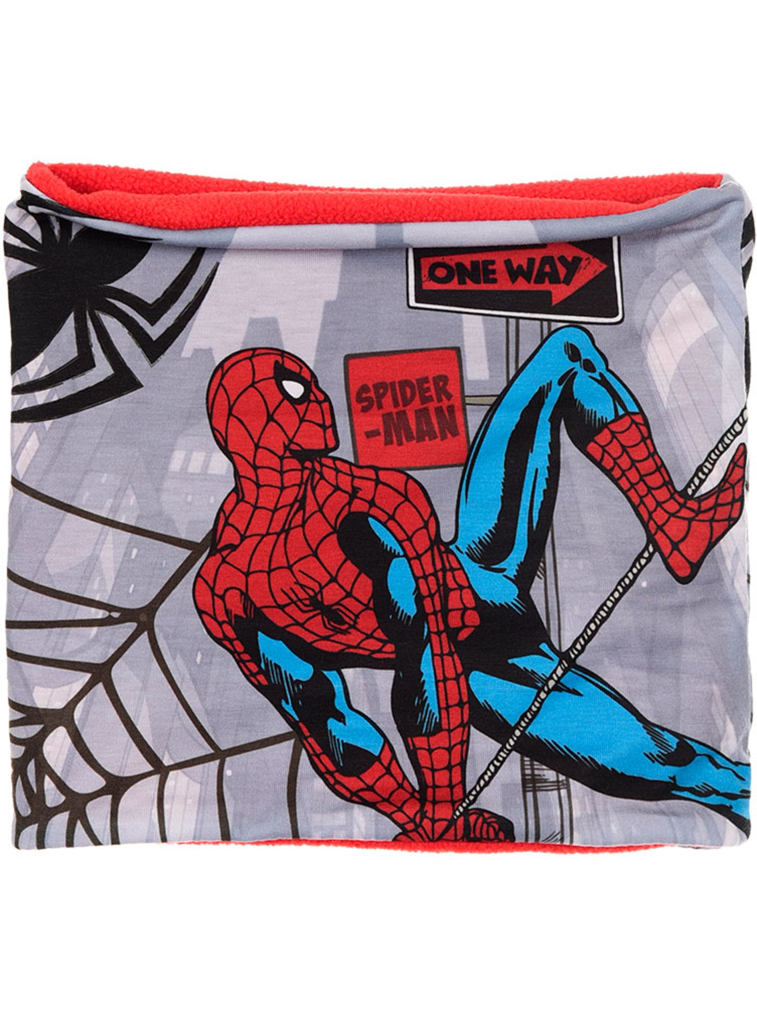 Col   garçon spiderman - licence officielle - Gris