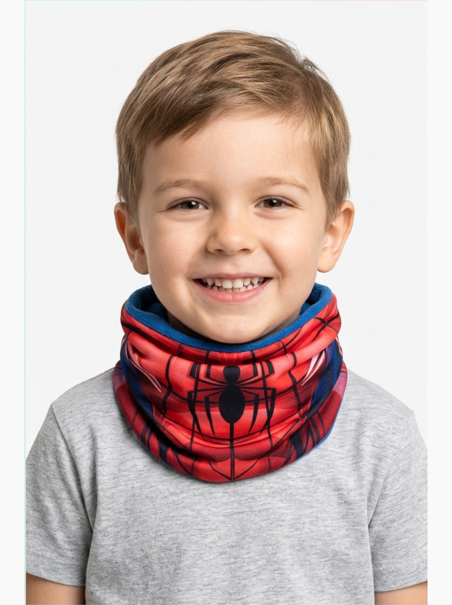 Col   garçon spiderman - licence officielle - Rouge