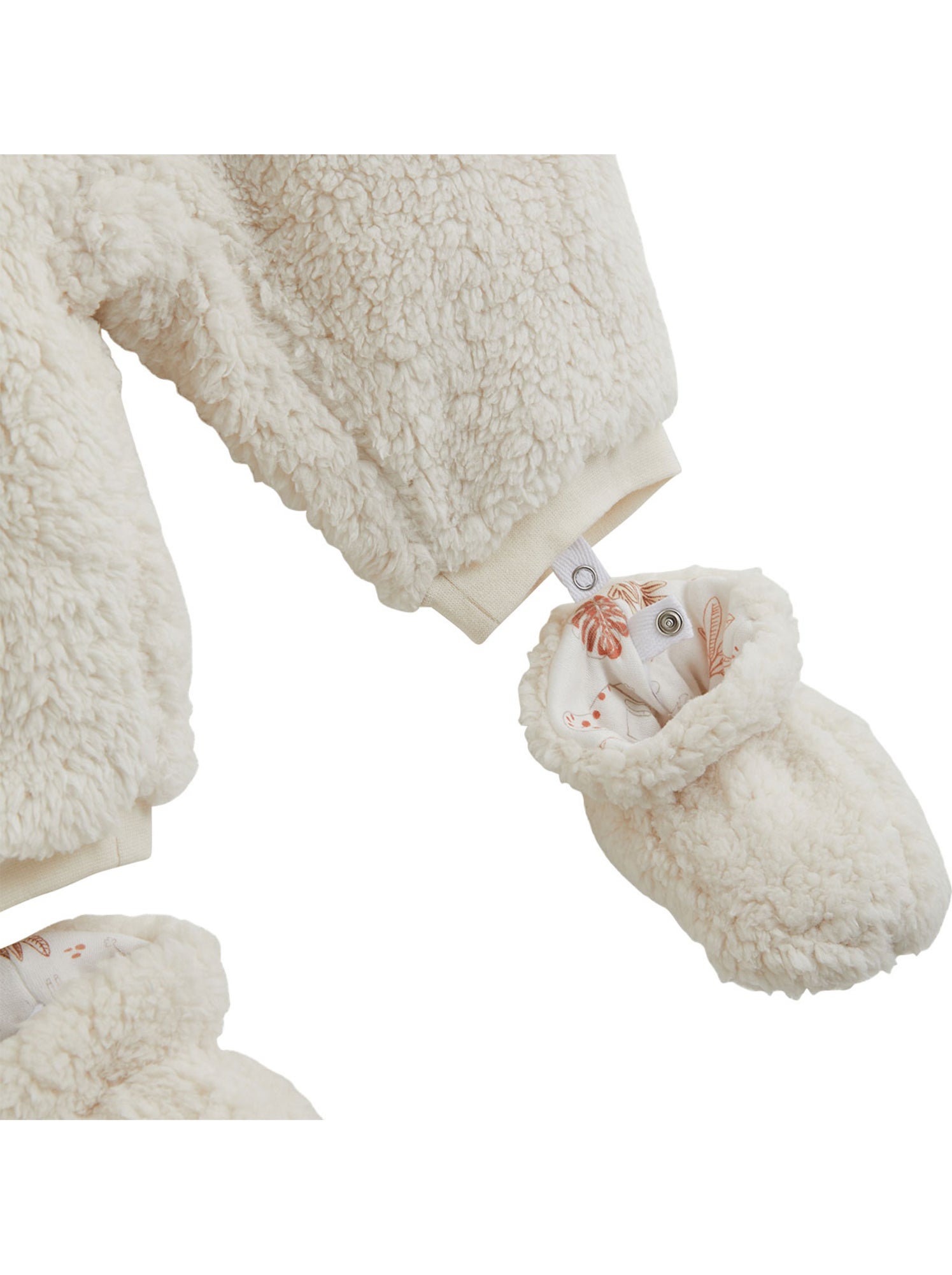 Combi pilote avec chaussons amovibles edoni - Ecru