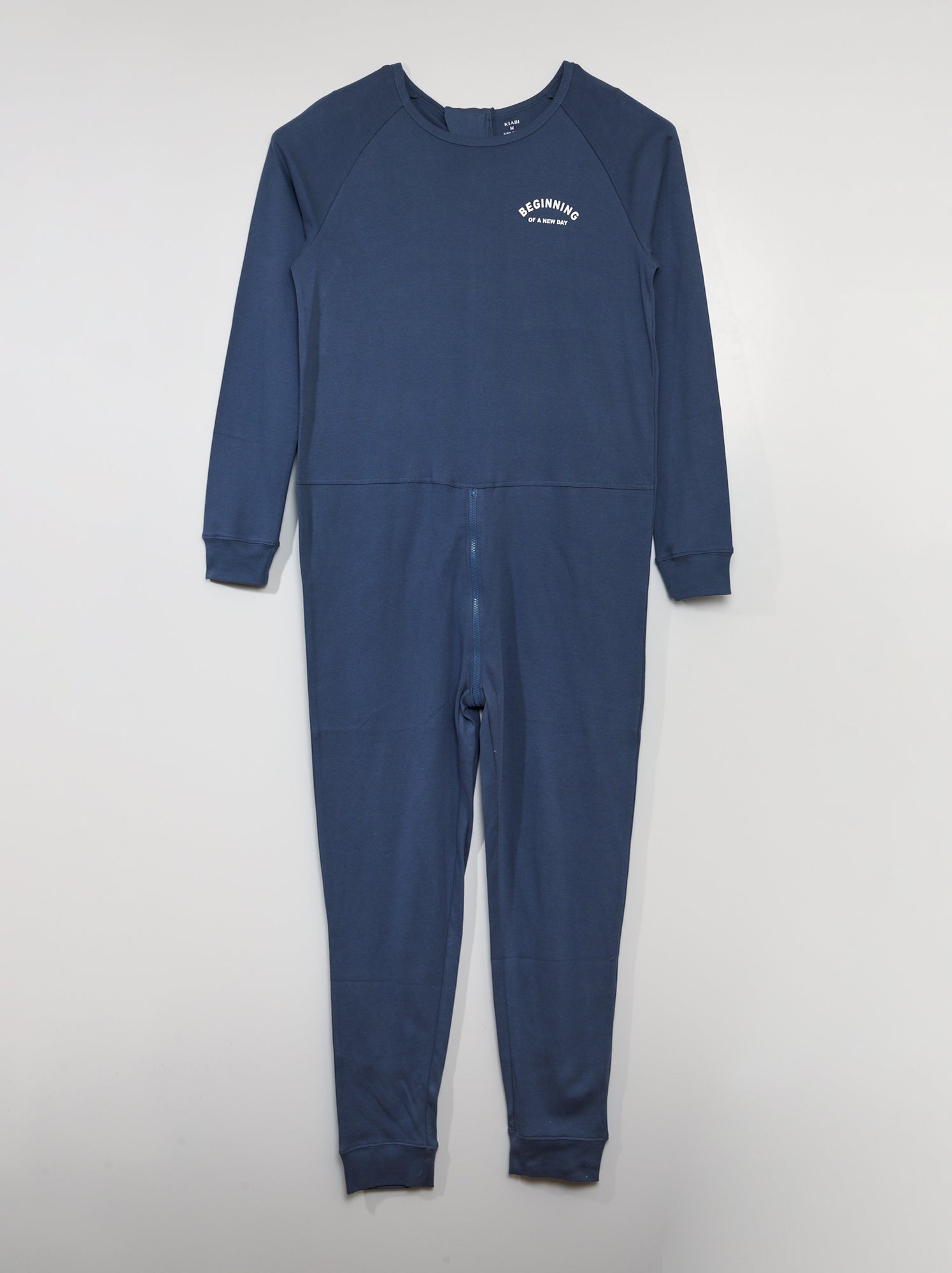 Combinaison avec ouverture zippée - collection facile à enfiler - Bleu