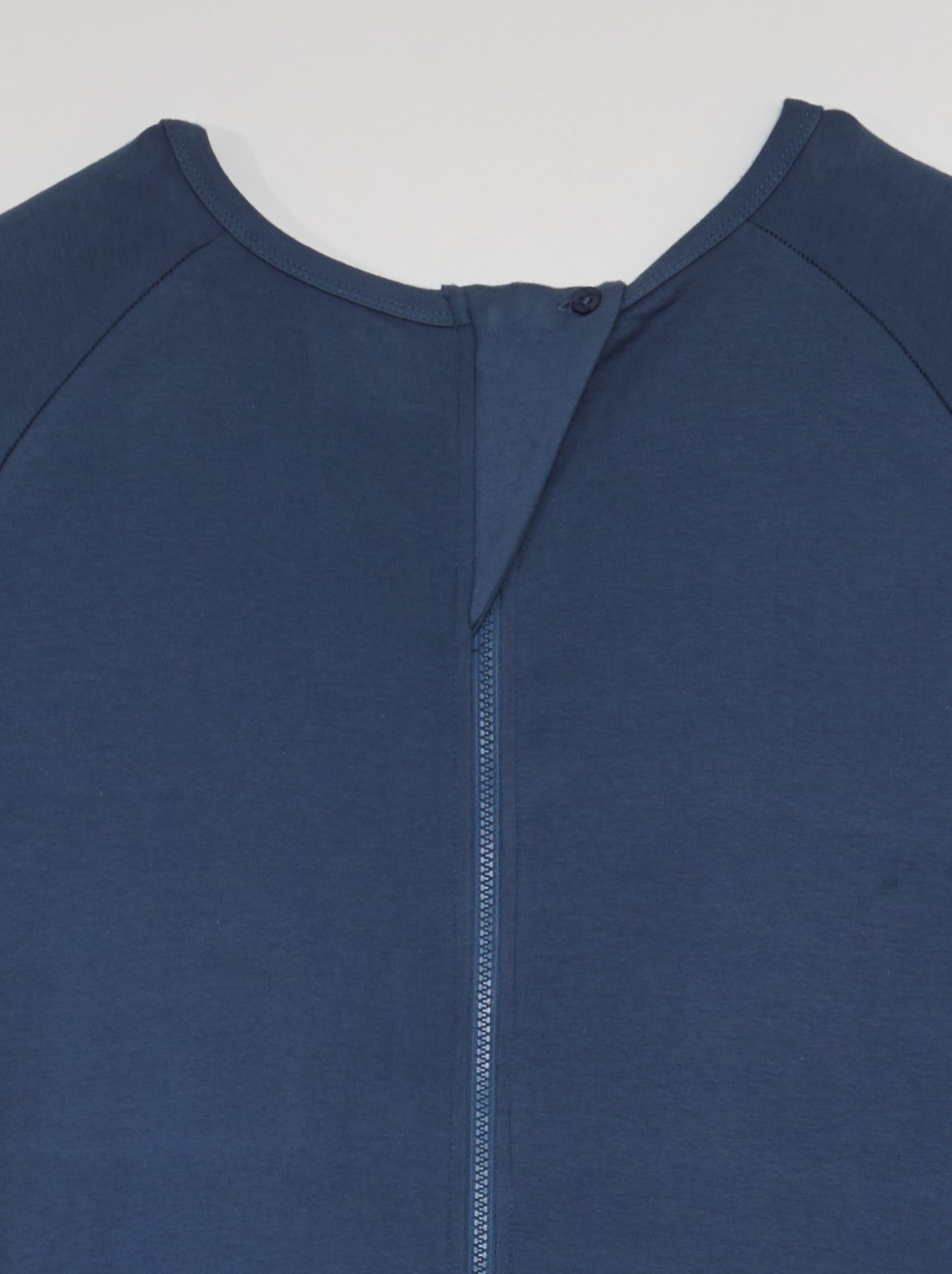 Combinaison avec ouverture zippée - collection facile à enfiler - Bleu