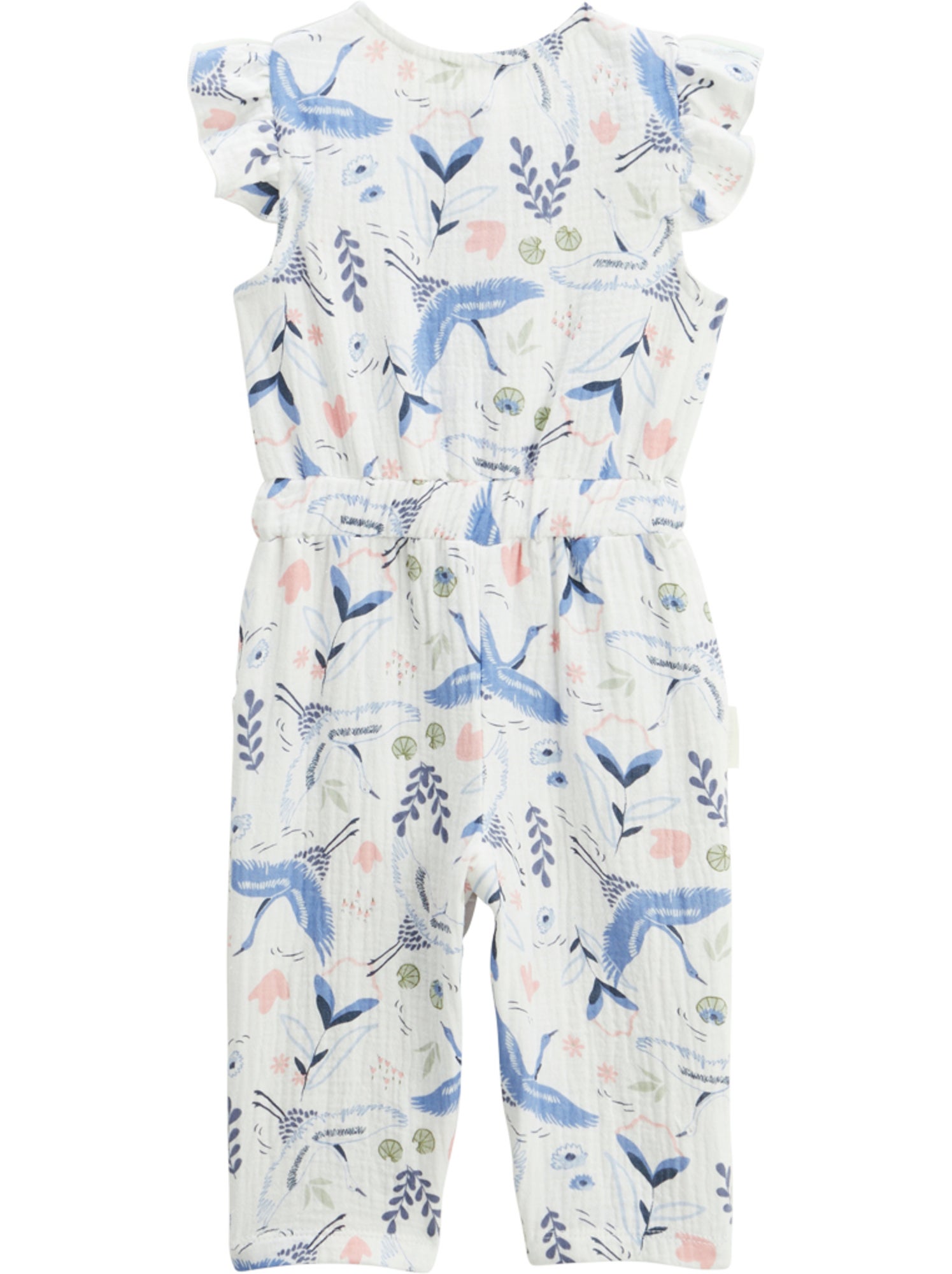 Combinaison bébé en gaze de coton tiana - Ecru