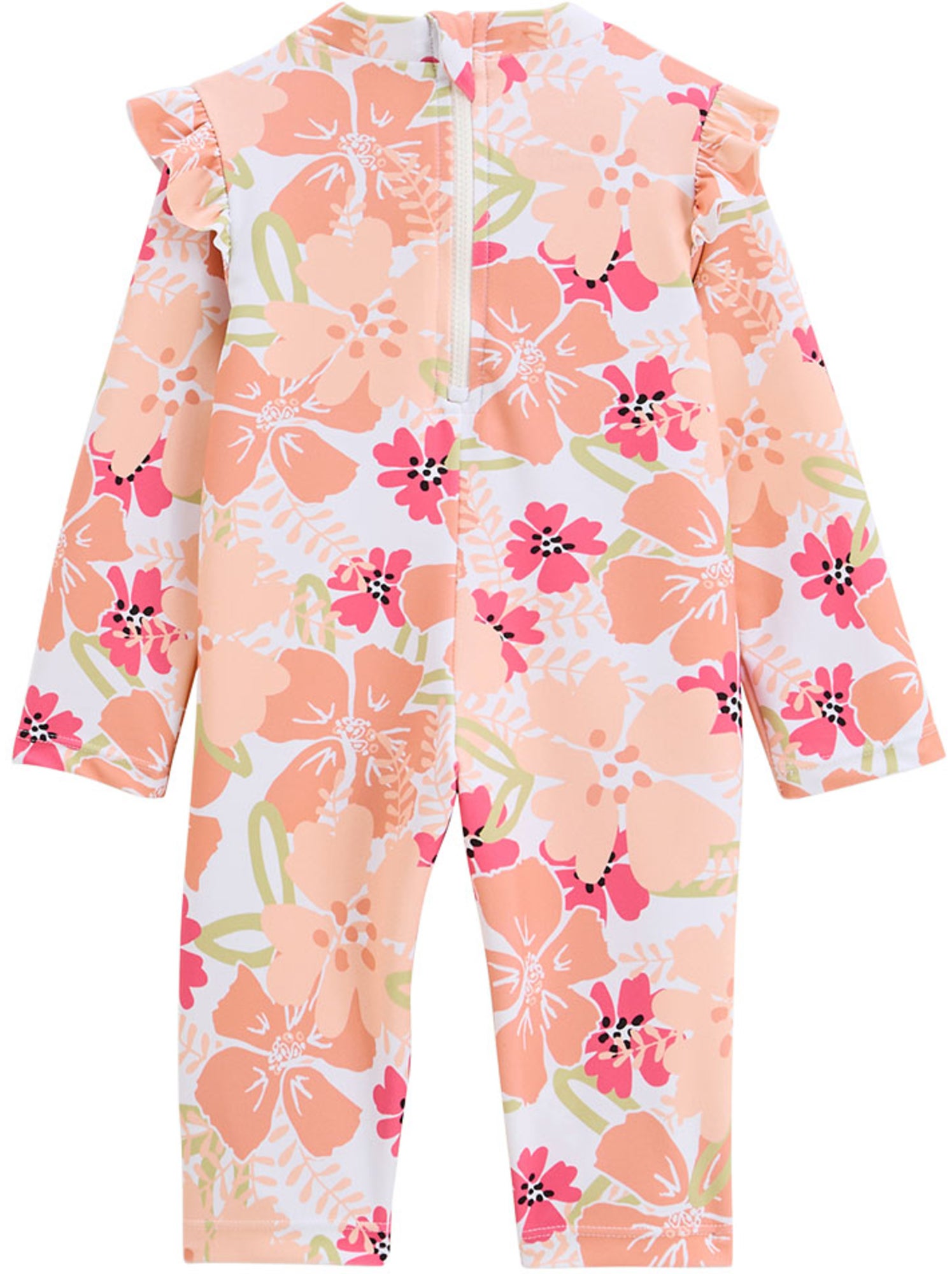 Combinaison de bain bébé manches longues protection uv rosara - Peche