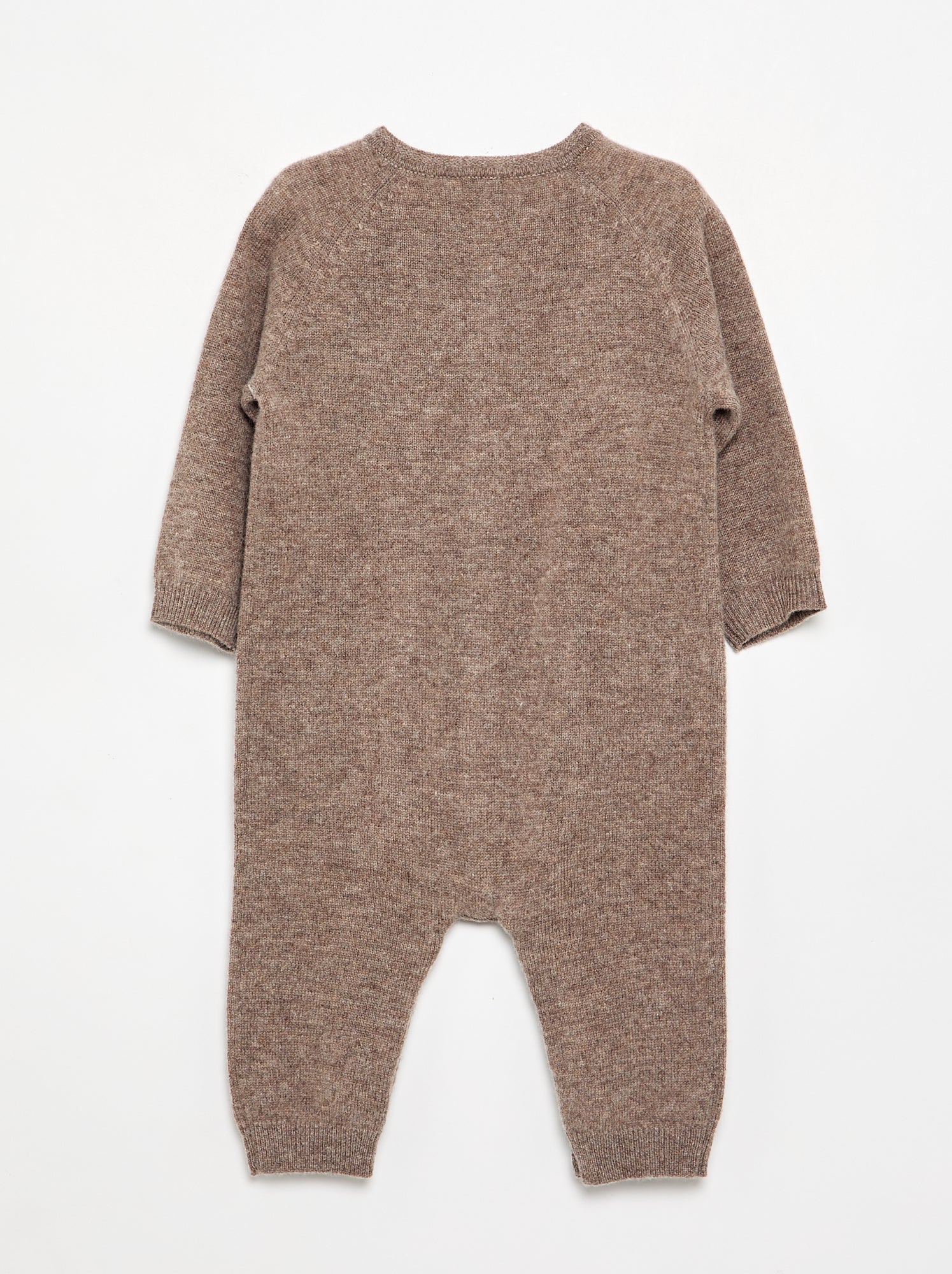 Combinaison en laine et cachemire - Premium - Marron