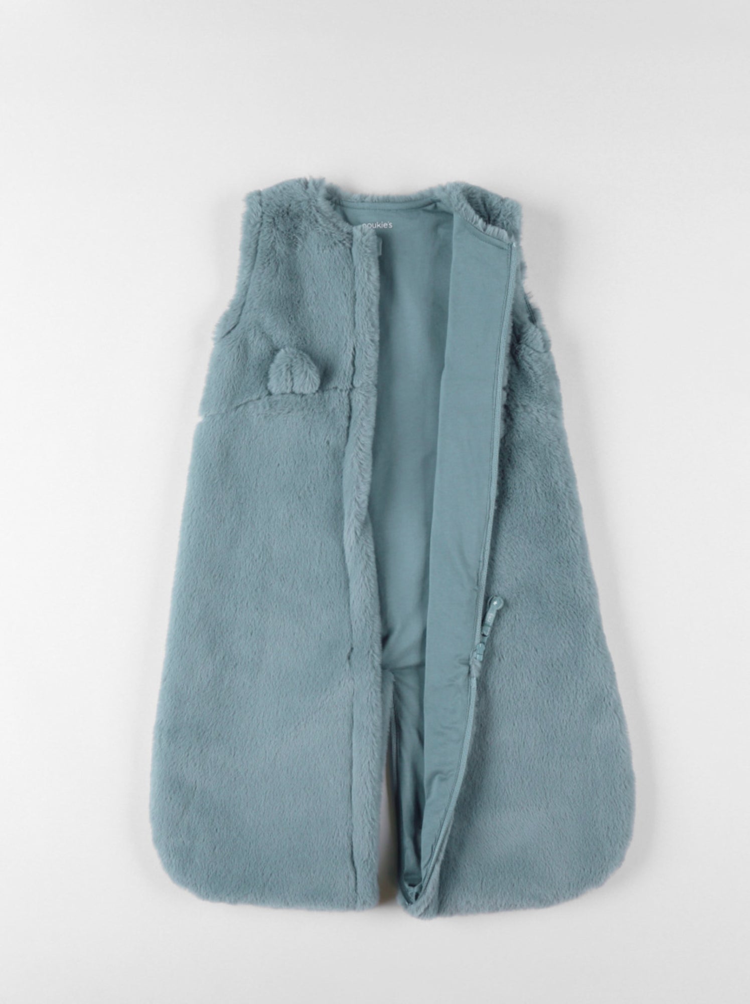 Combinaison nomade en fausse fourrure, 70cm Noukie's - Bleu