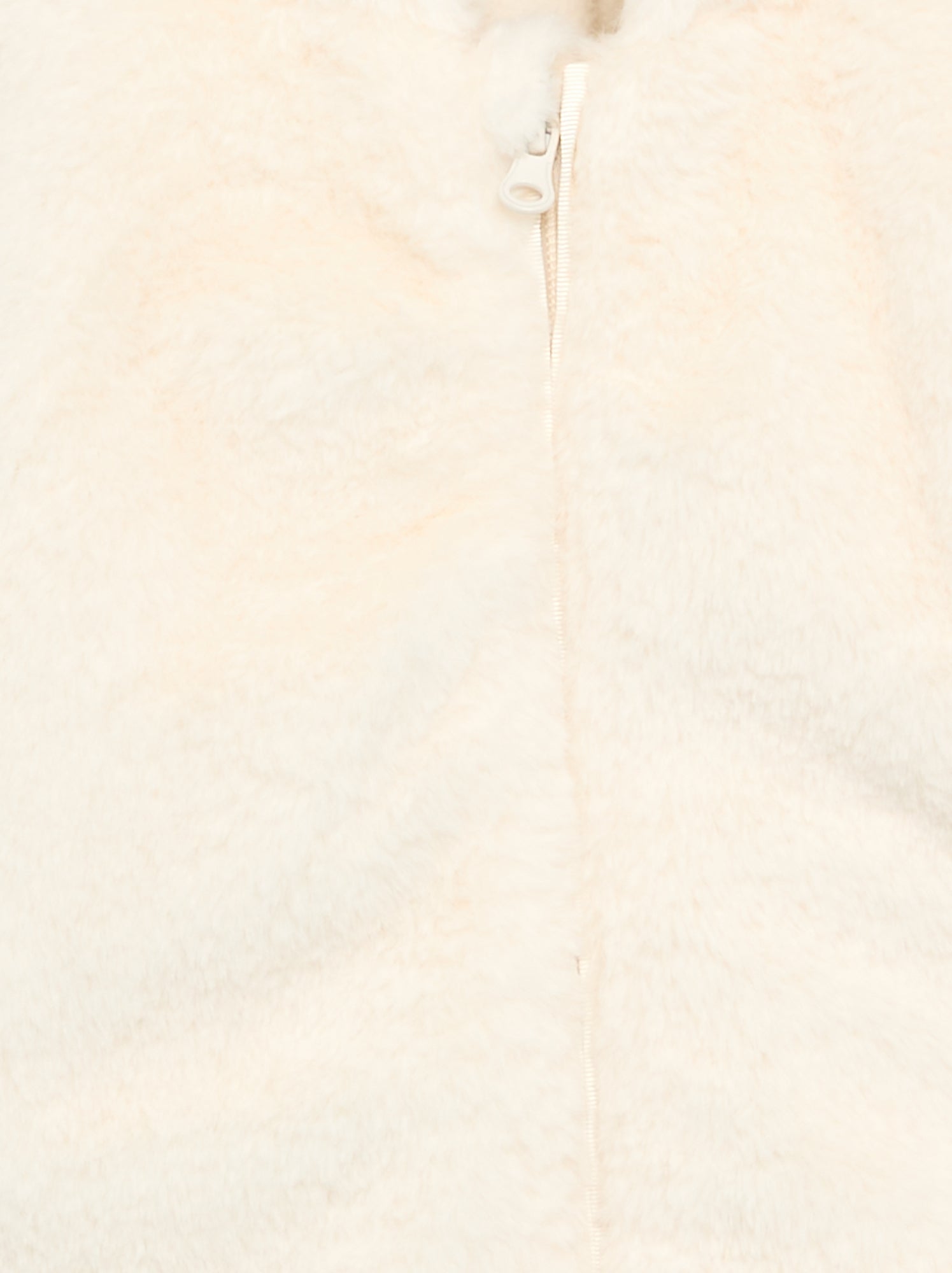 Combinaison pilote imitation fourrure - Blanc