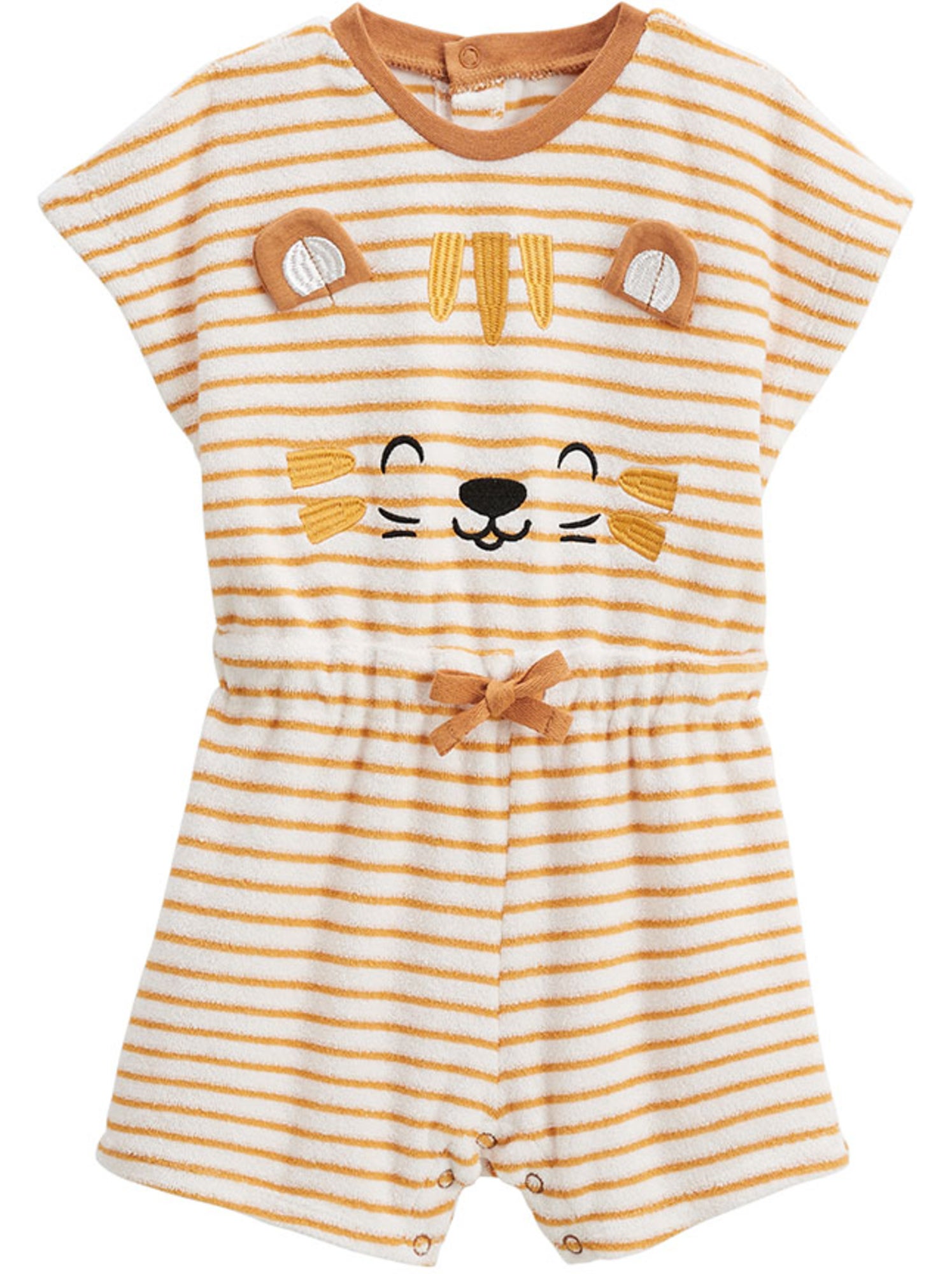 Combishort bébé en éponge mio - Orange