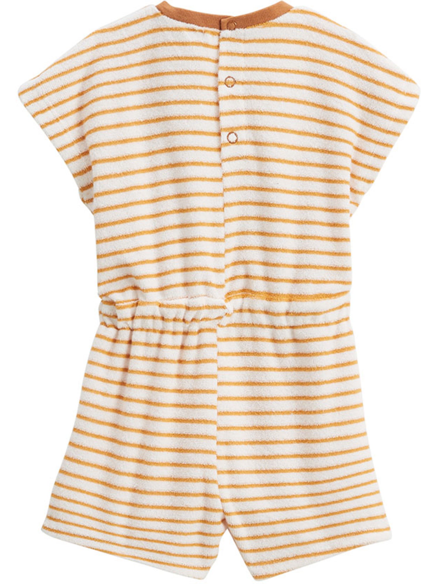 Combishort bébé en éponge mio - Orange