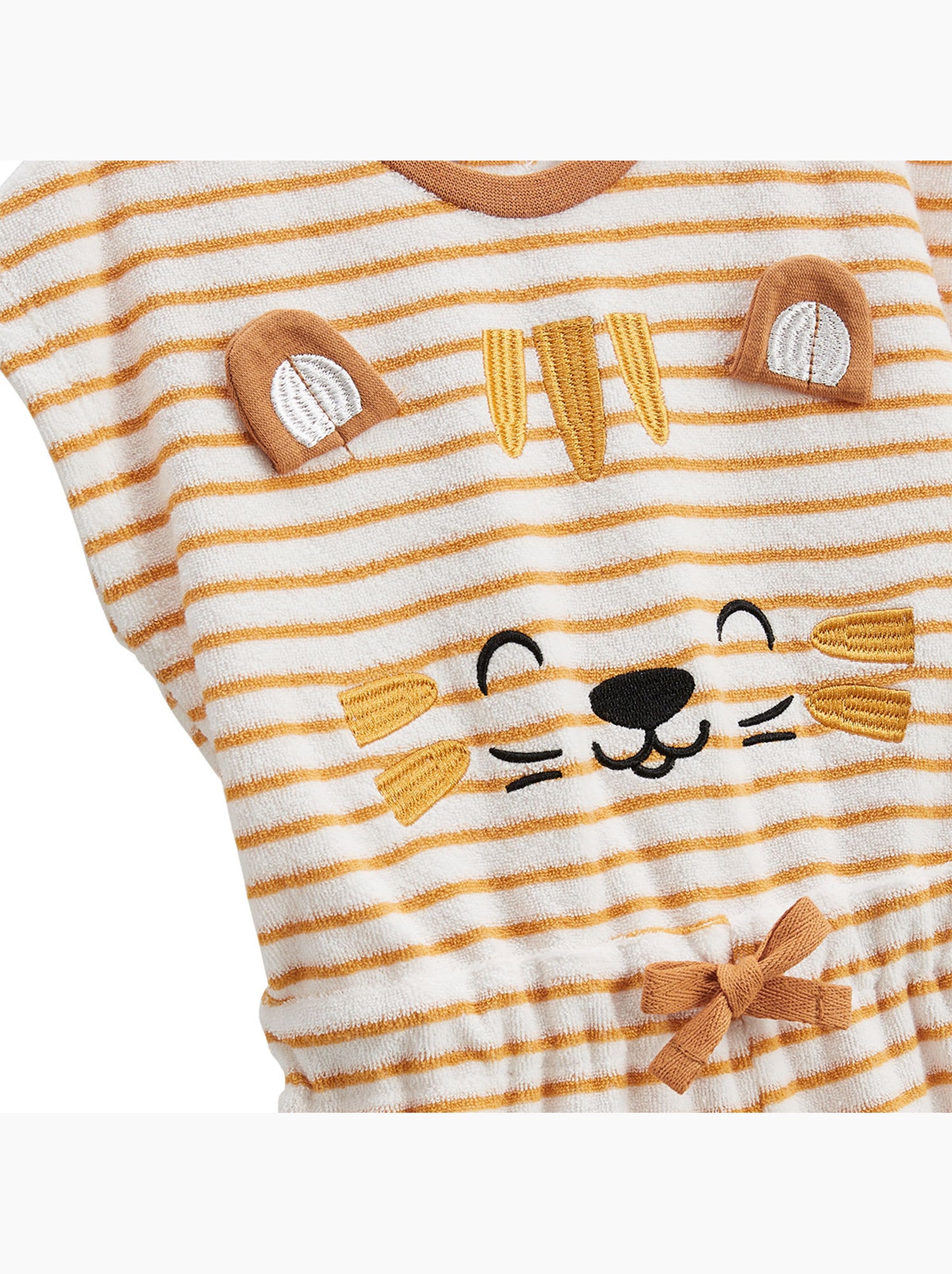 Combishort bébé en éponge mio - Orange