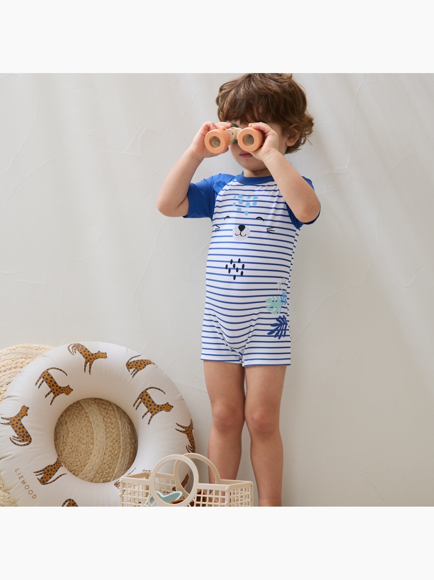 Combishort de bain bébé brasilia - Bleu