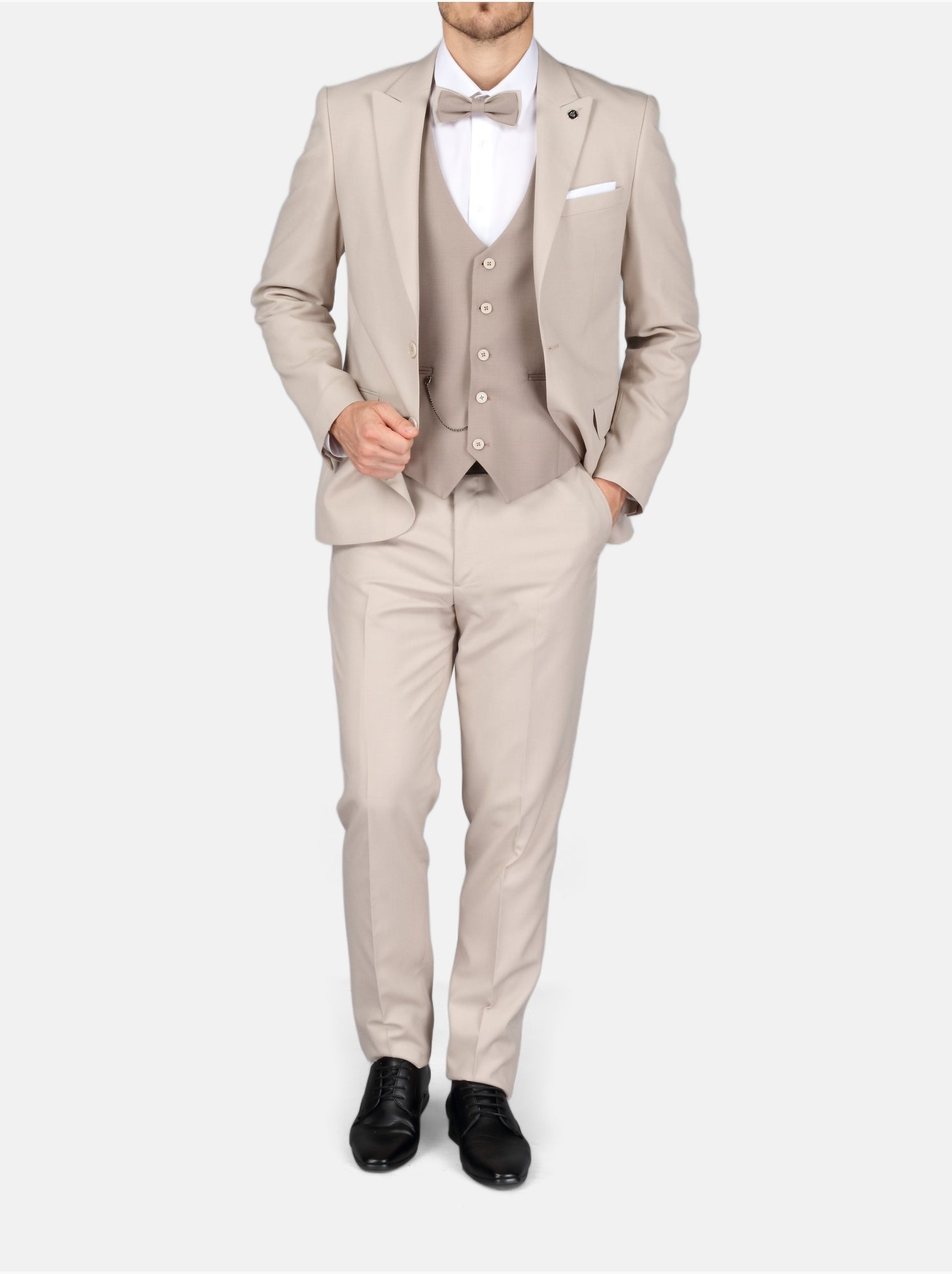 Costume 3 pièces - bill tornade - Beige
