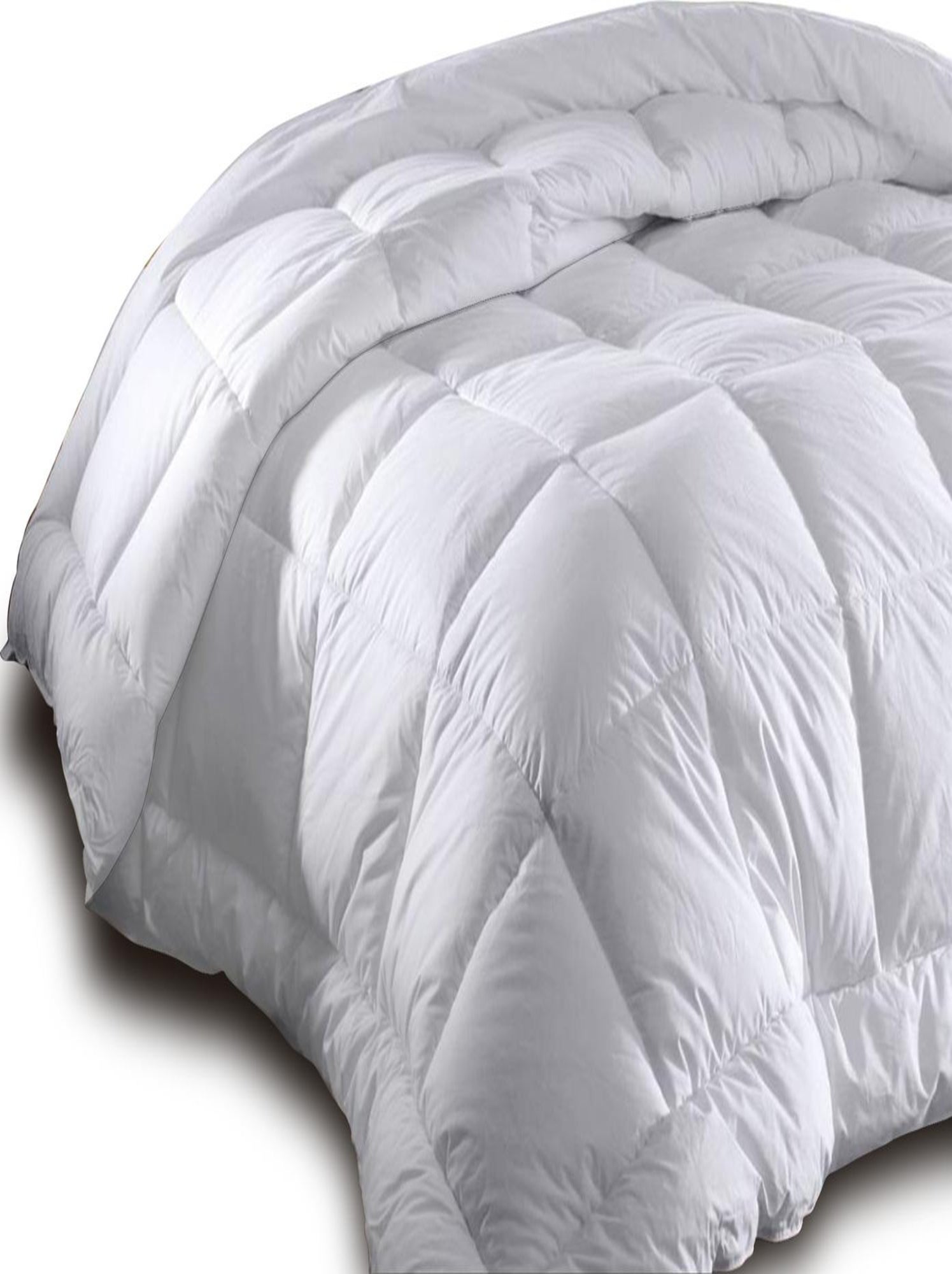 Couette microfibre 220x240 - Blanche - 550 grs/m2 - Blanc