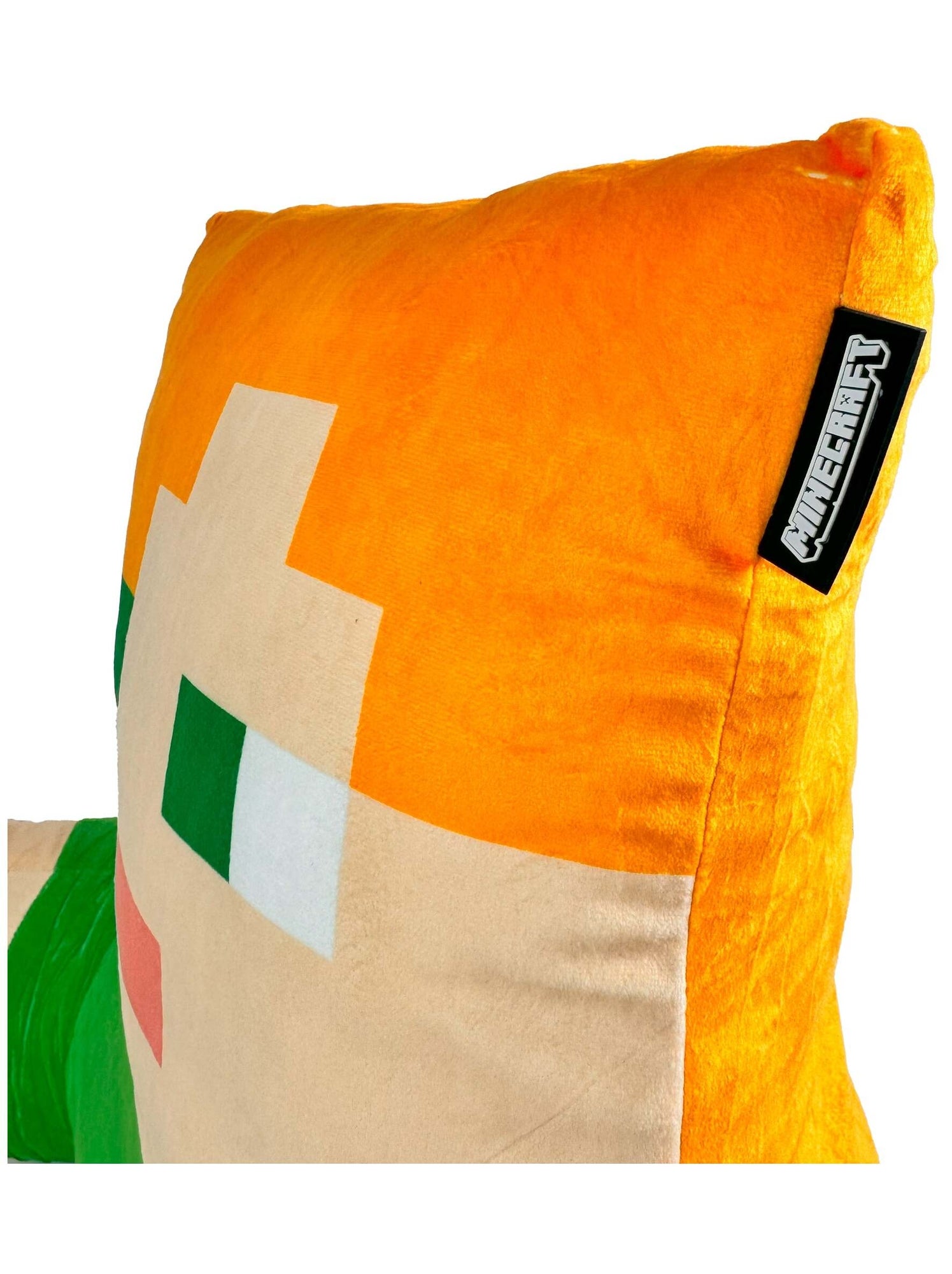 Coussin de lecture Alex avec dossier haut et accoudoirs 'Roba' - Minecraft - Vert/Orange