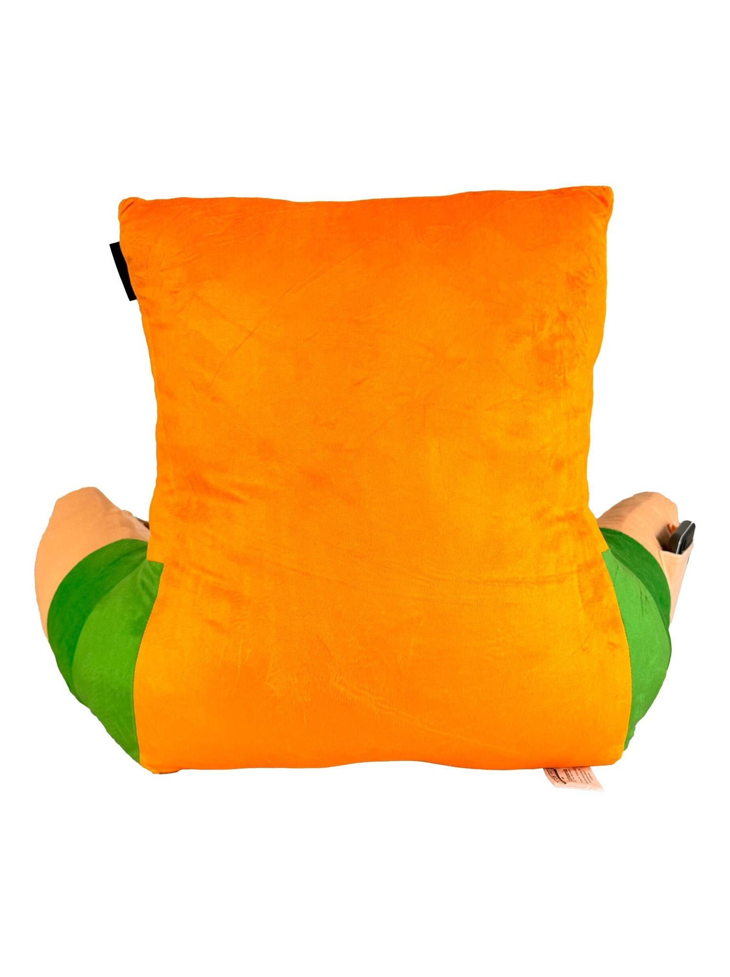 Coussin de lecture Alex avec dossier haut et accoudoirs 'Roba' - Minecraft - Vert/Orange