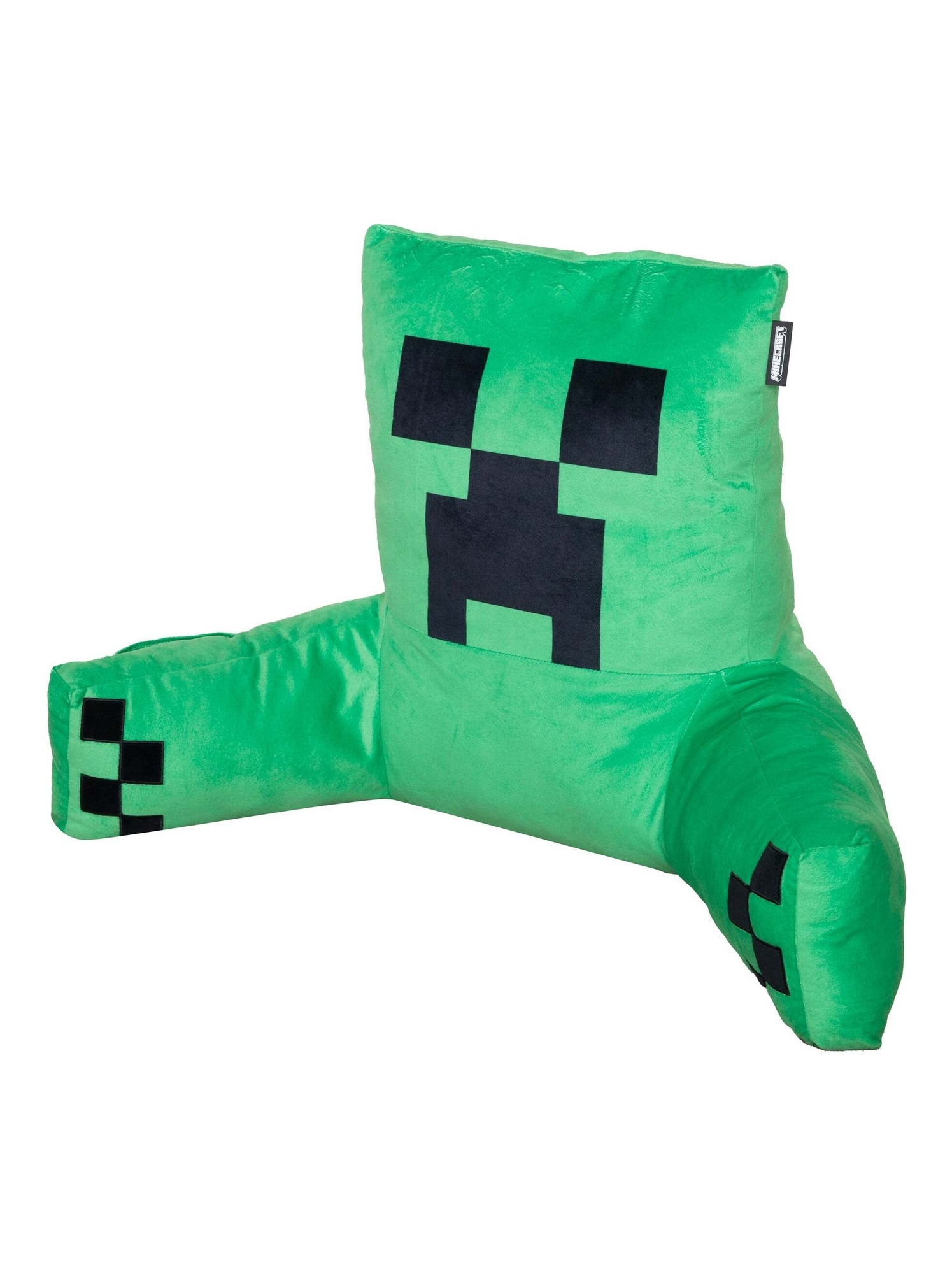 Coussin de lecture Alex avec dossier haut et accoudoirs 'Roba' - Minecraft - Vert