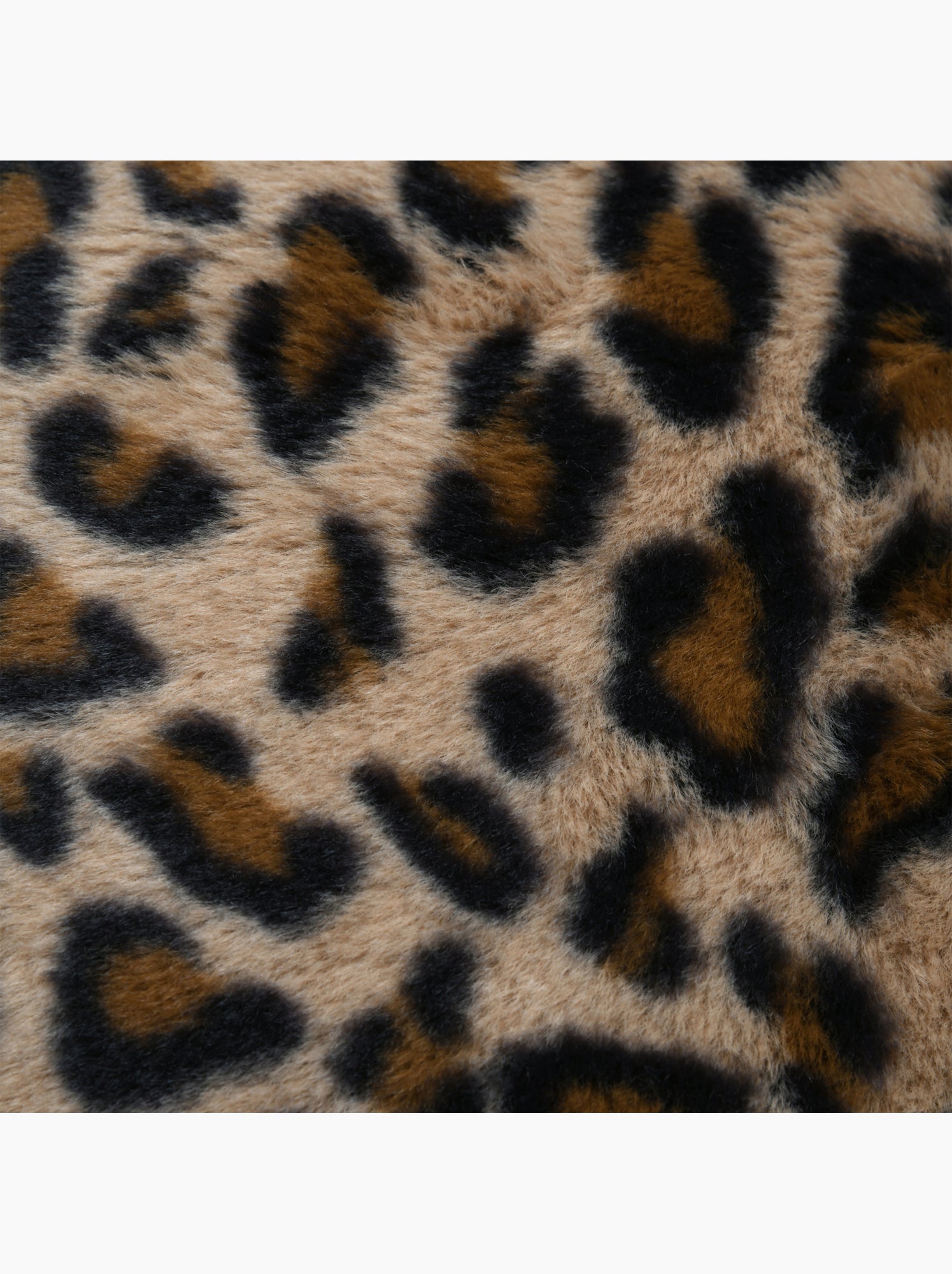 Coussin imprimé léopard - Marron clair