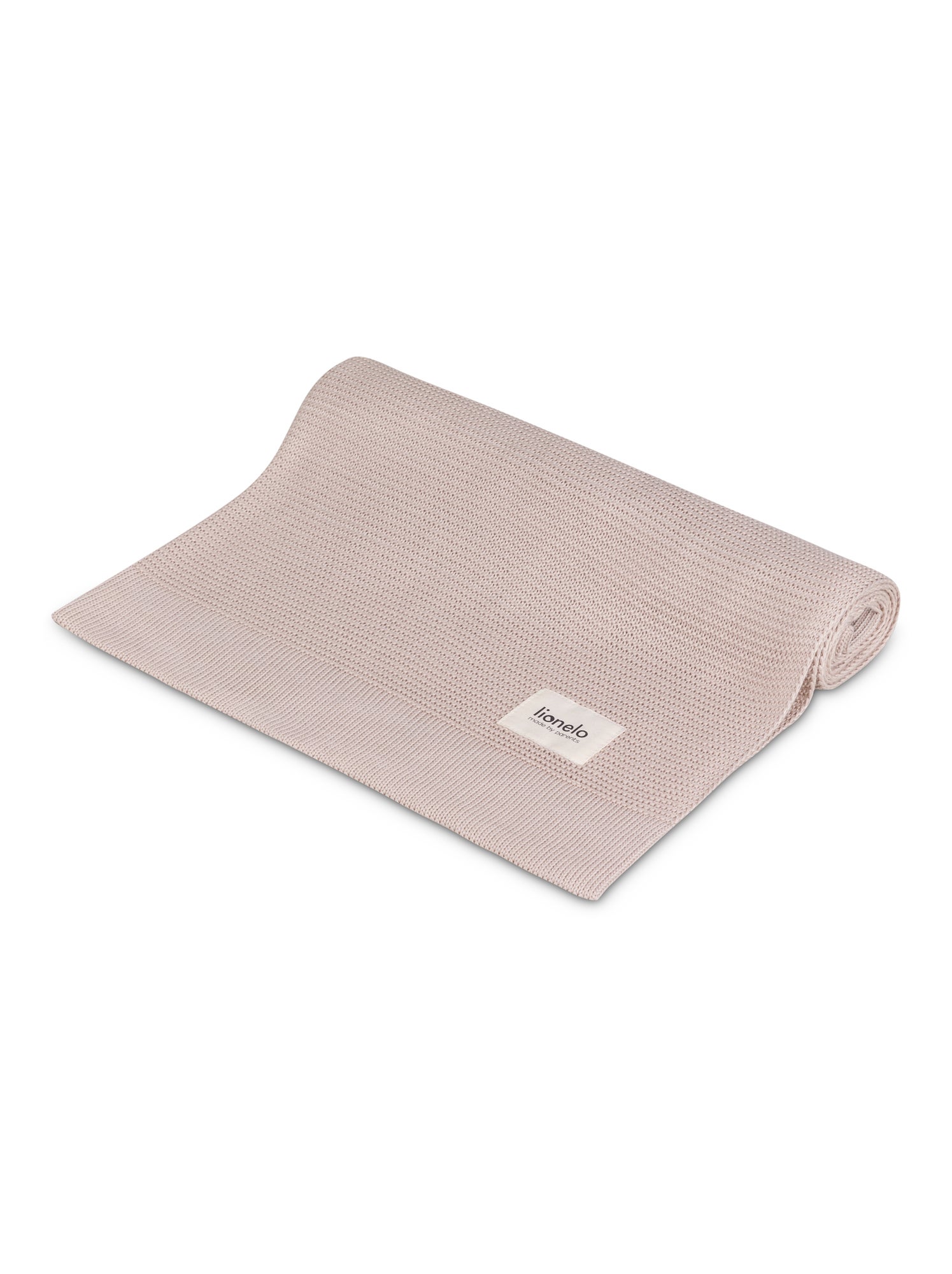 Couverture bébé 100% coton LIONELO - Hypoallergénique - Antibactérien - 100 × 75 cm - Beige