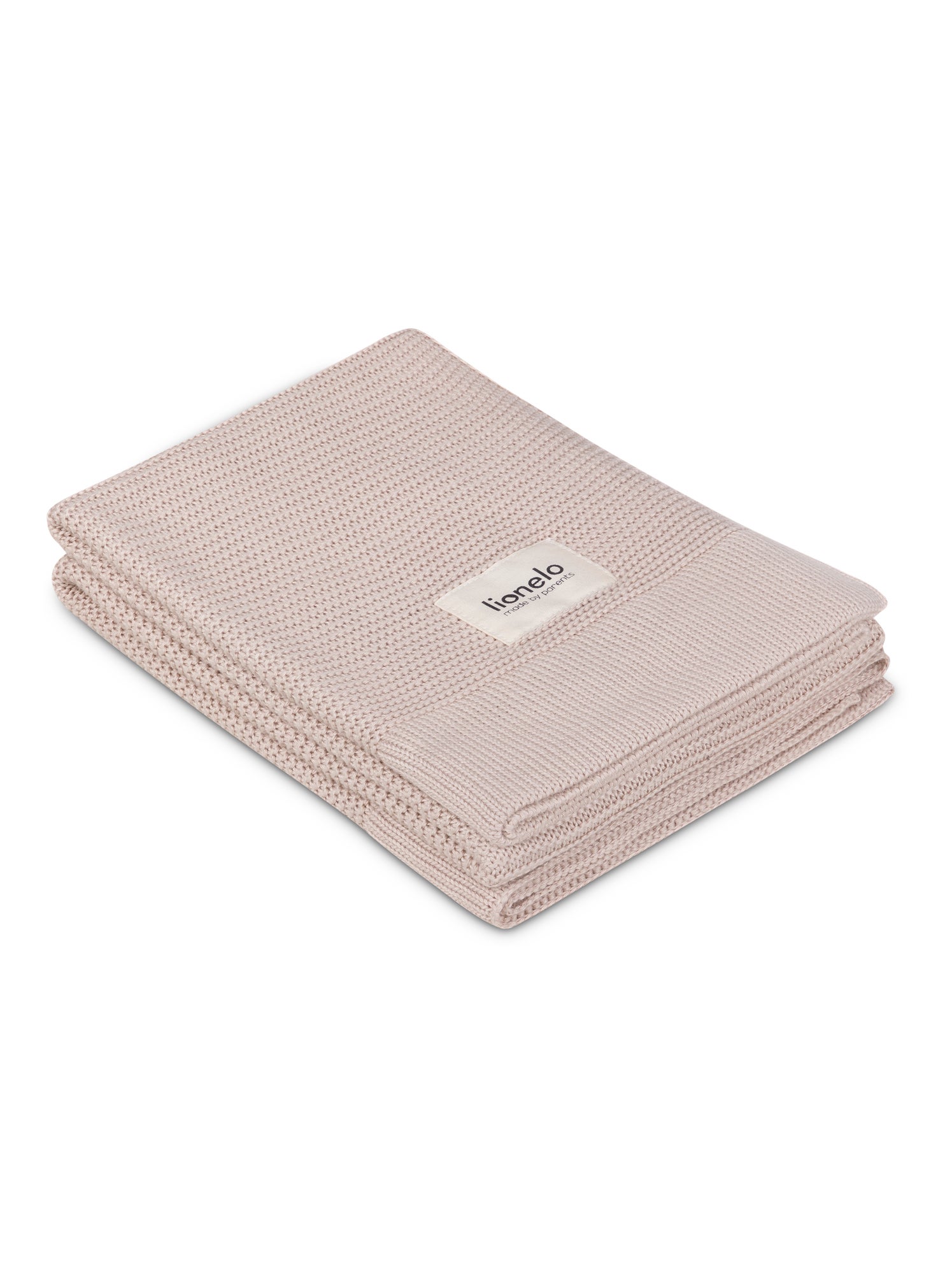 Couverture bébé 100% coton LIONELO - Hypoallergénique - Antibactérien - 100 × 75 cm - Beige