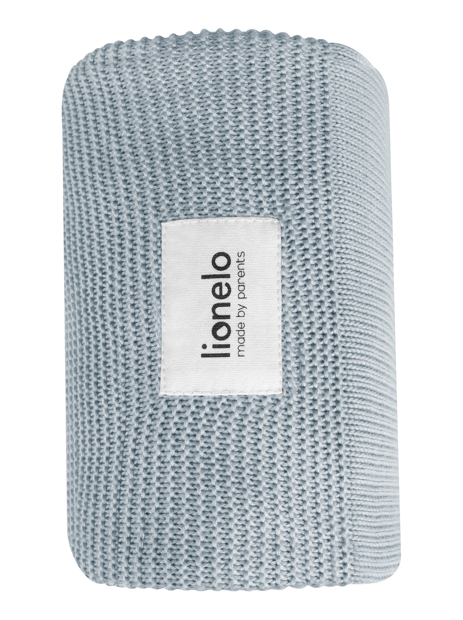 Couverture bébé 100% coton LIONELO - Hypoallergénique - Antibactérien - 100 × 75 cm - Gris