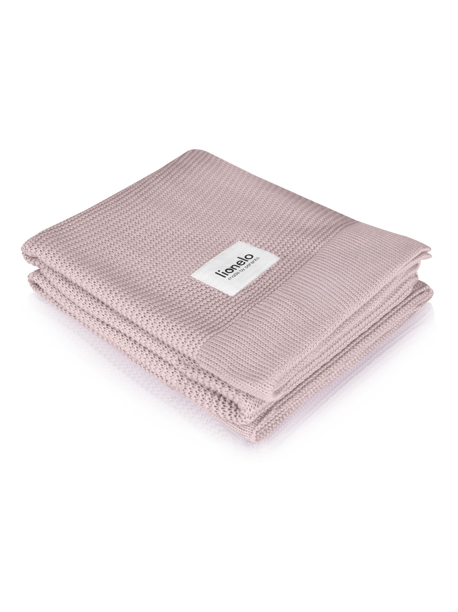 Couverture bébé 100% coton LIONELO - Hypoallergénique - Antibactérien - 100 × 75 cm - Rose