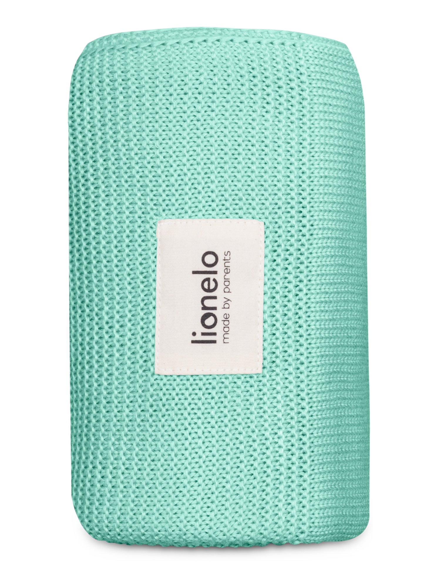 Couverture bébé 100% coton LIONELO - Hypoallergénique - Antibactérien - 100 × 75 cm - Vert