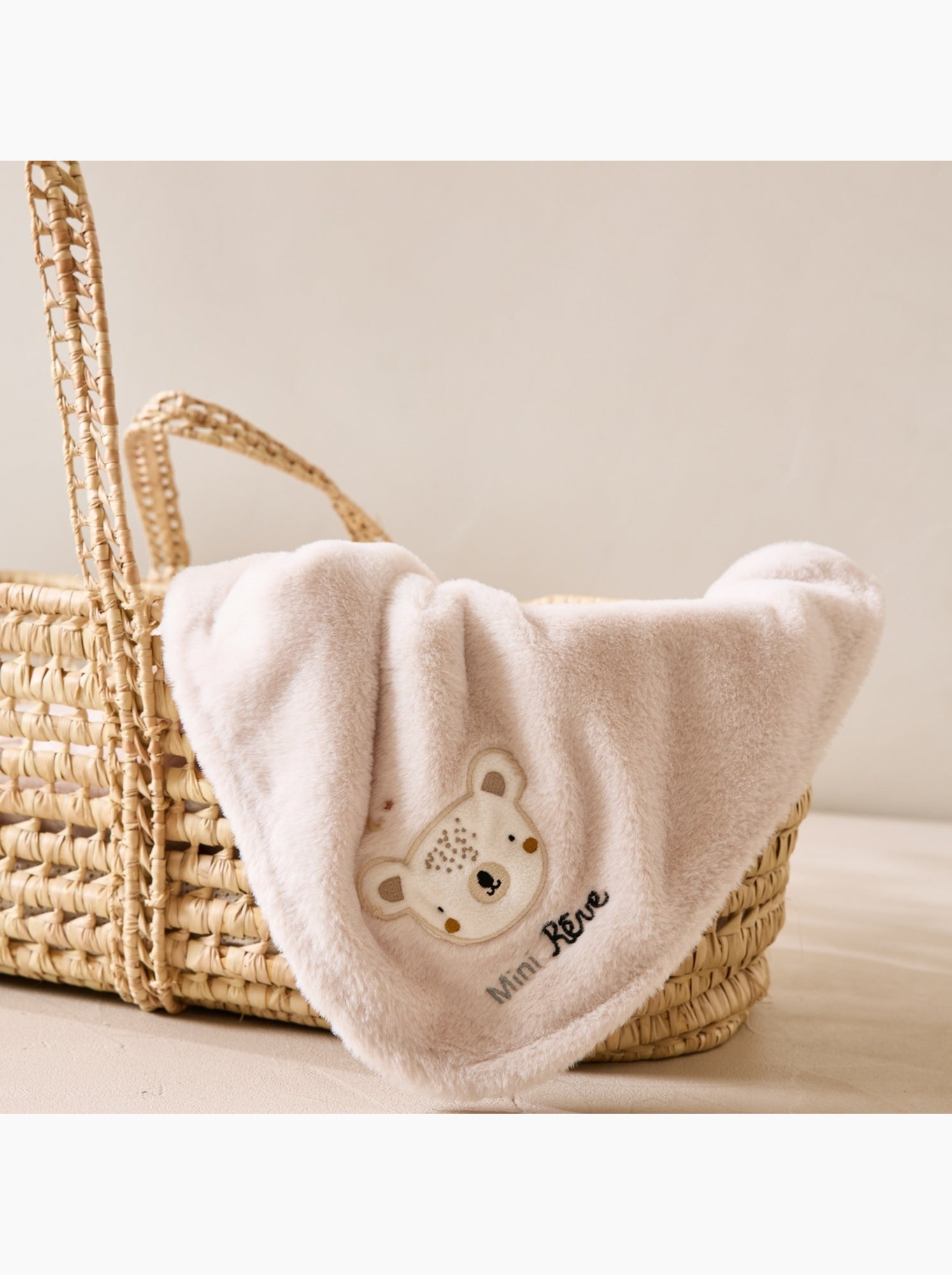 Couverture bébé mini rêve - Beige