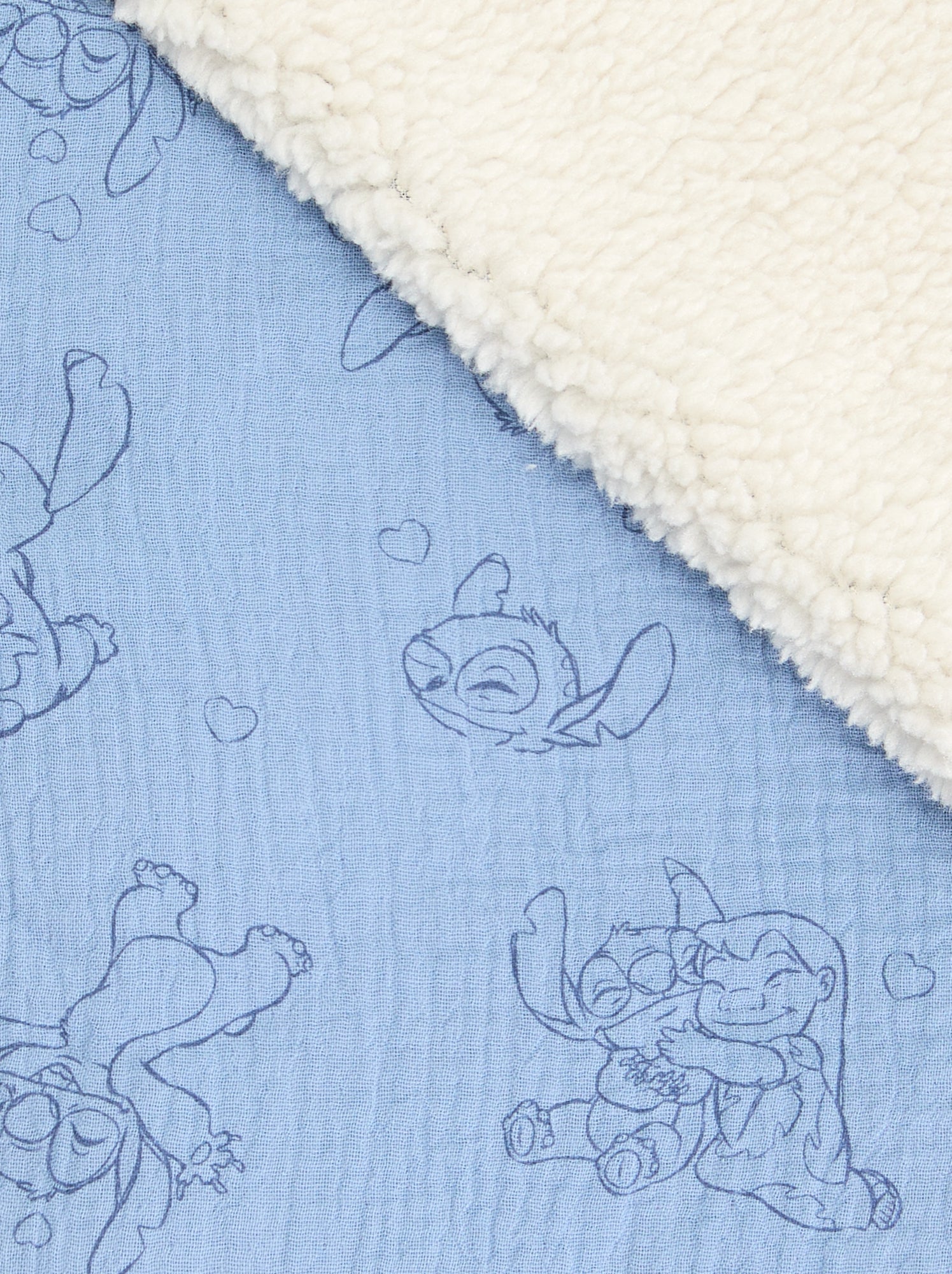 Couverture 'Disney' 'Stitch' - Bleu