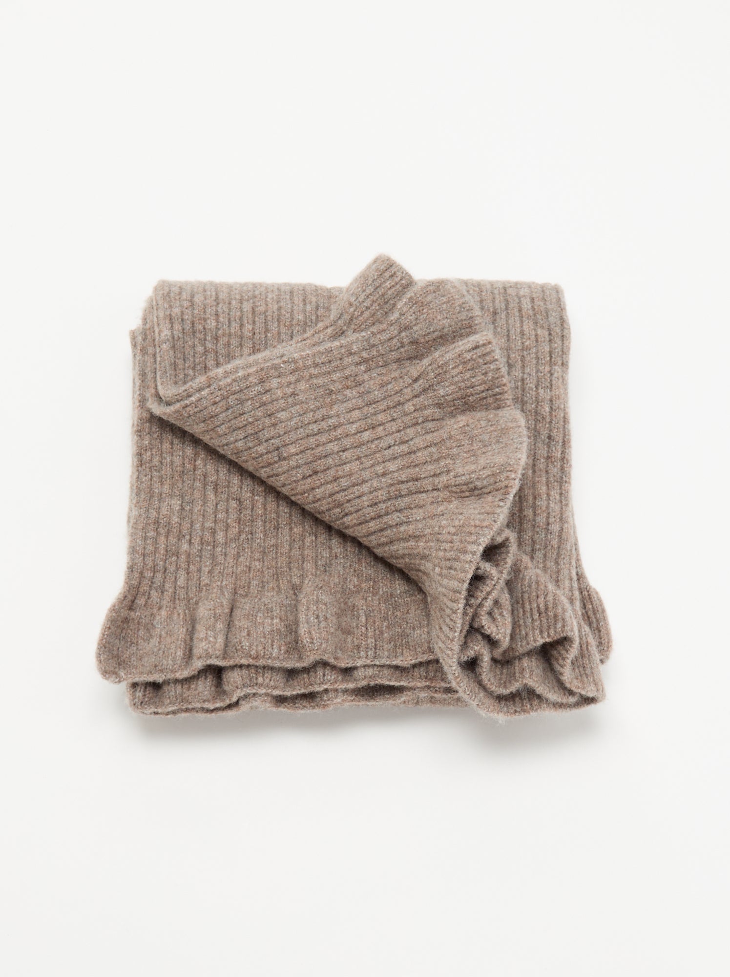 Couverture en tricot - Beige