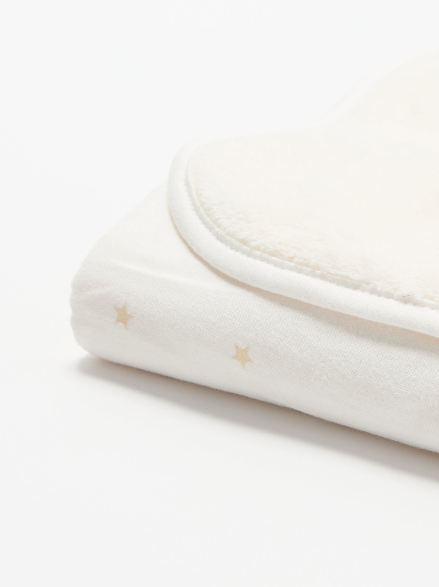 Couverture imprimée en polaire - Blanc