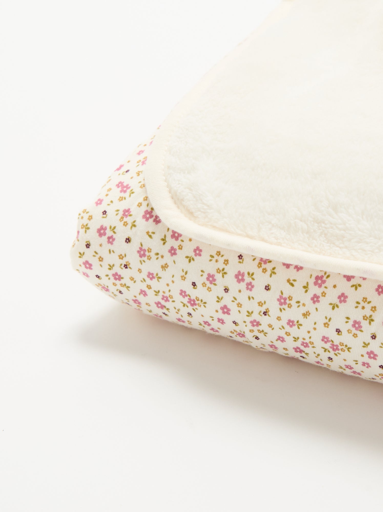 Couverture imprimée en polaire - Rose