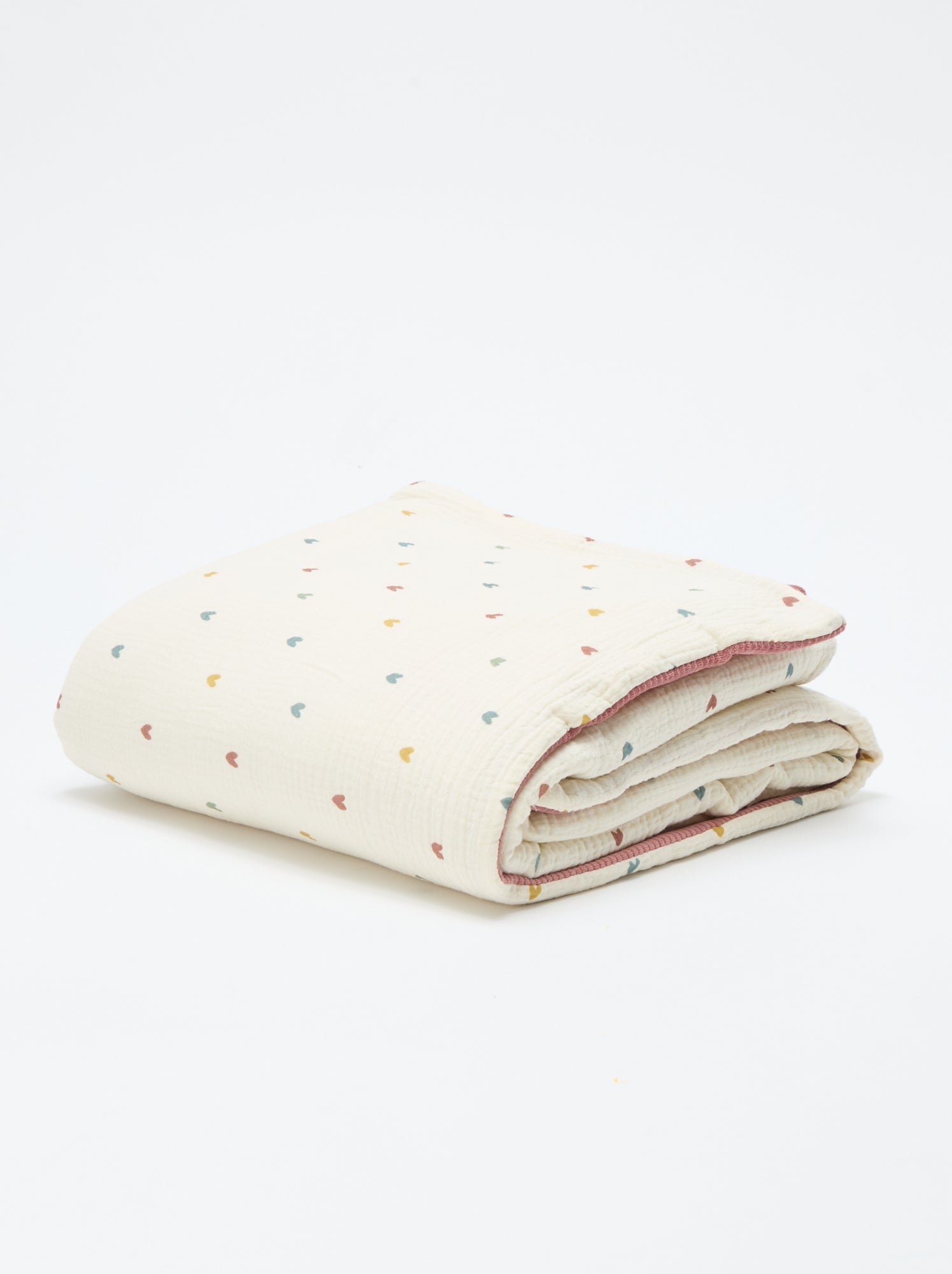 Couverture réversible 110 x 150 cm - Beige