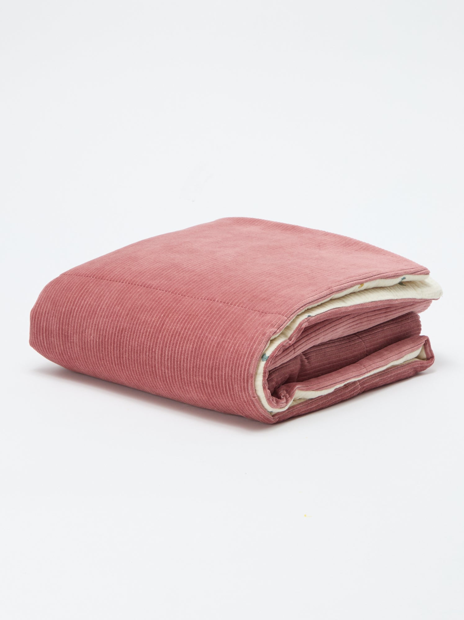 Couverture réversible 110 x 150 cm - Beige