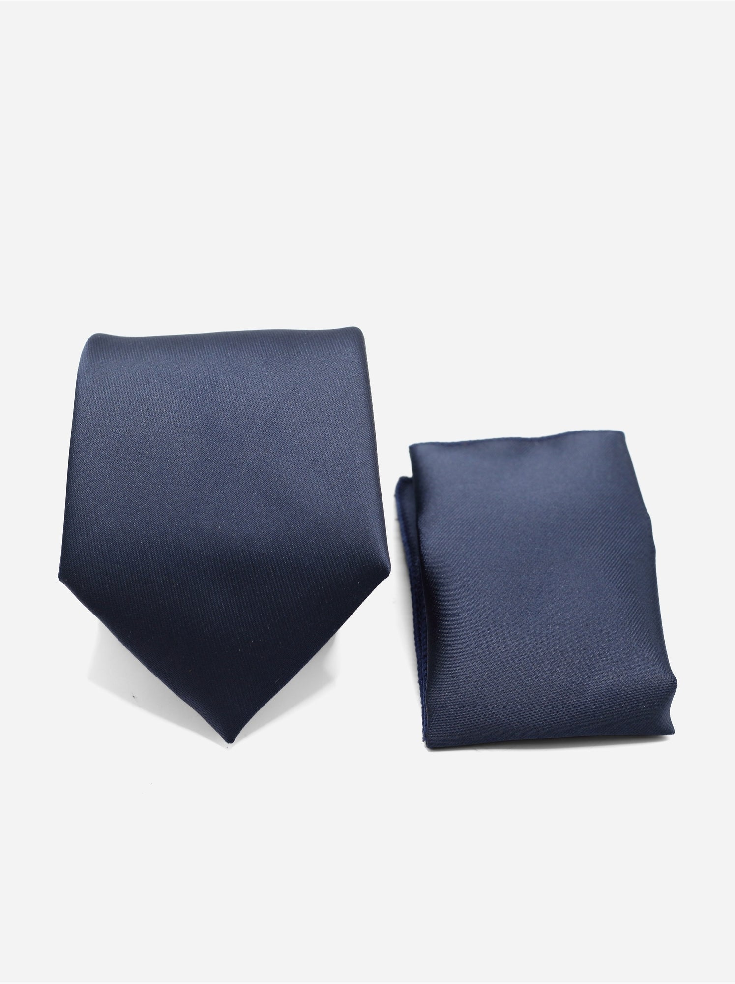 Cravate en coffret - Yves Enzo - Bleu foncé